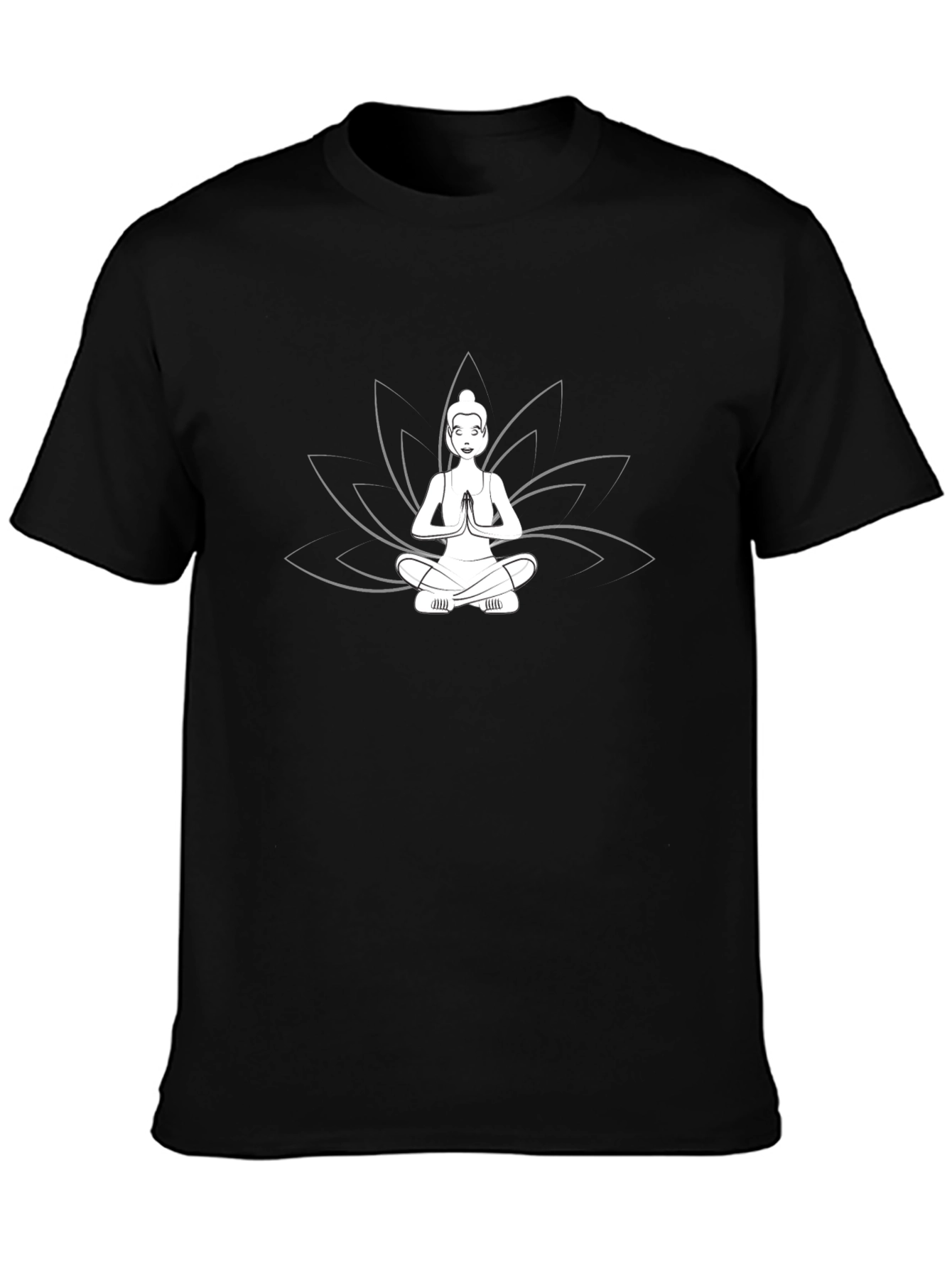 Zen Meditation Lotus Graphic T-Shirt