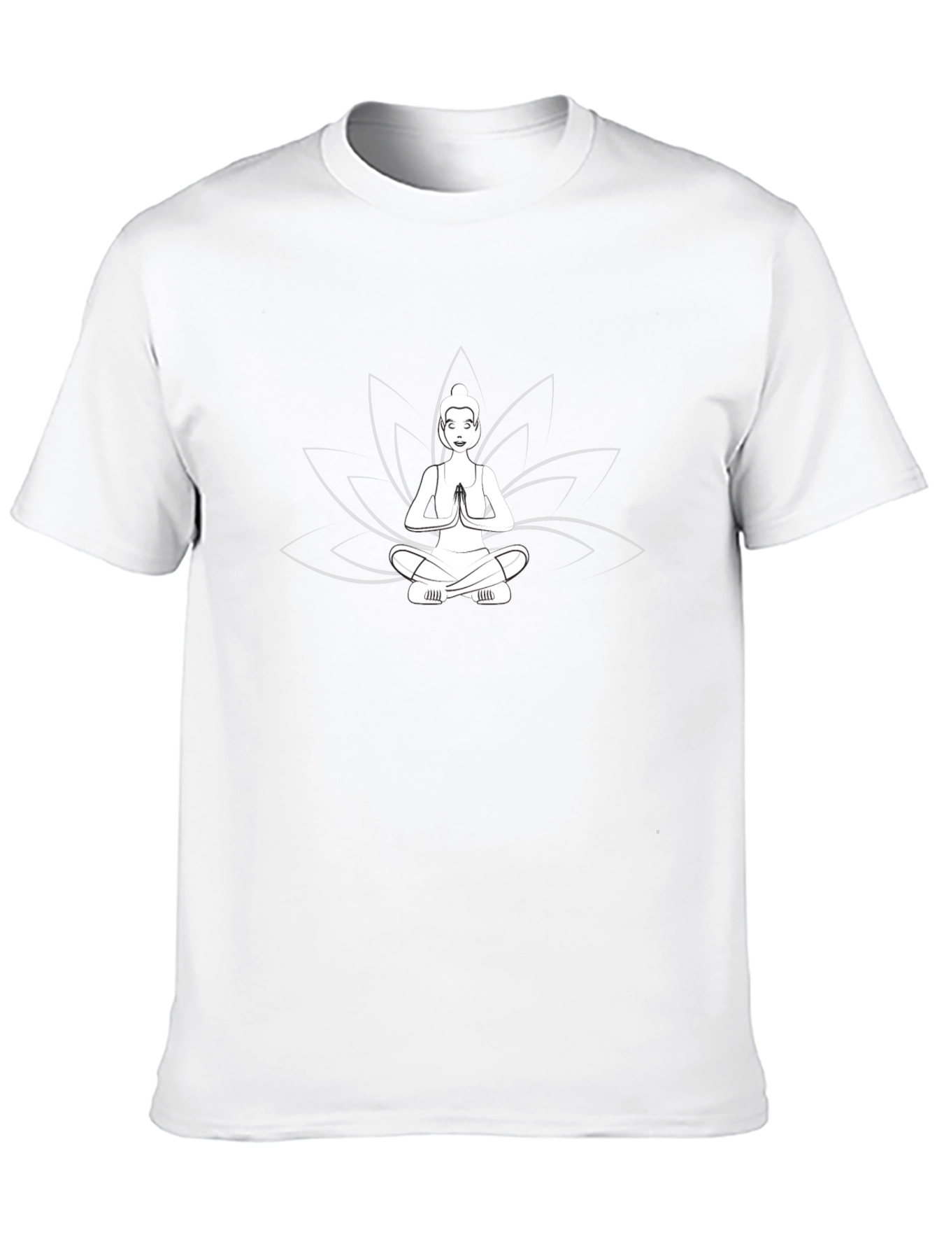 Zen Meditation Lotus Graphic T-Shirt