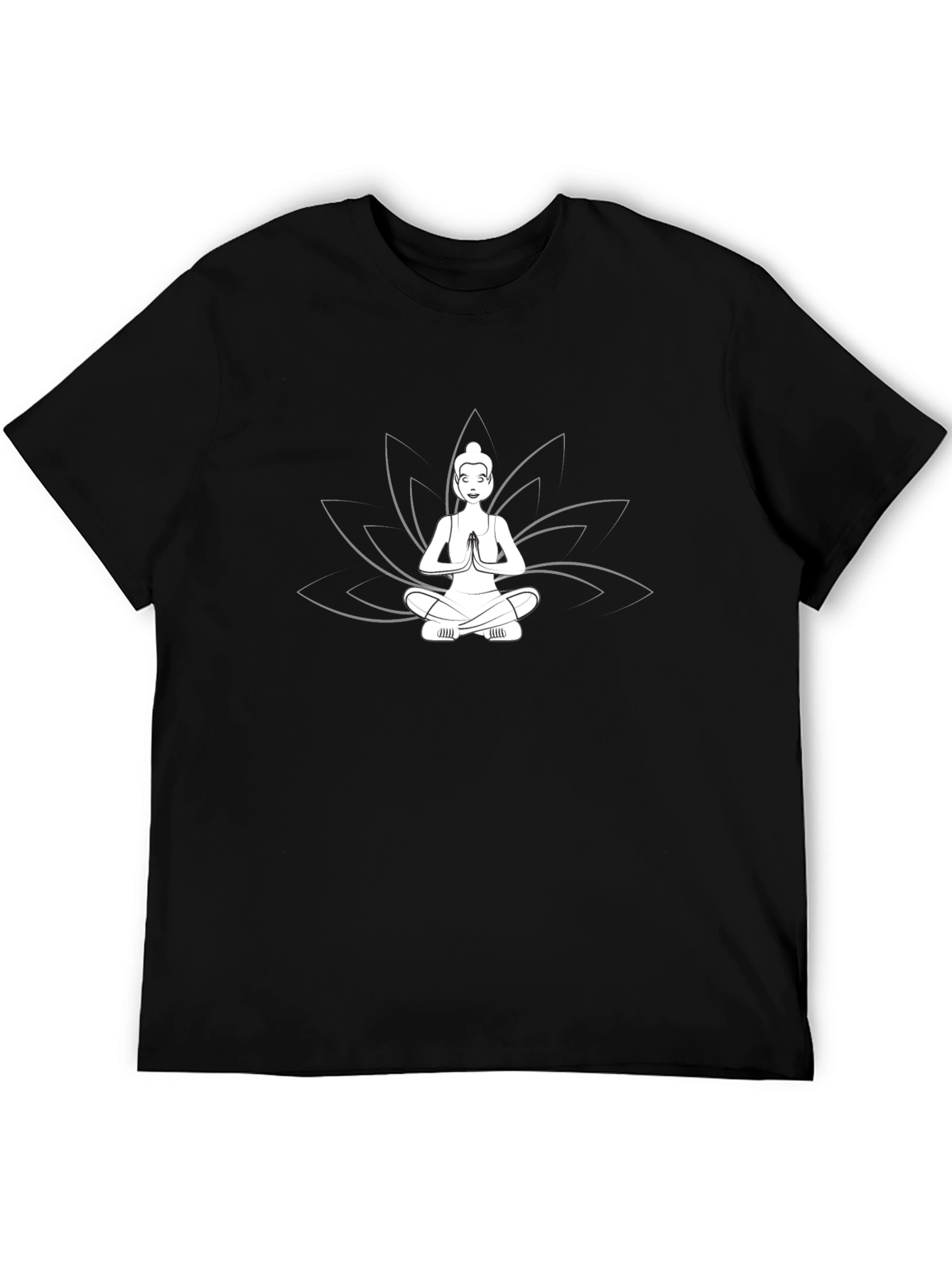 Zen Meditation Lotus Graphic T-Shirt