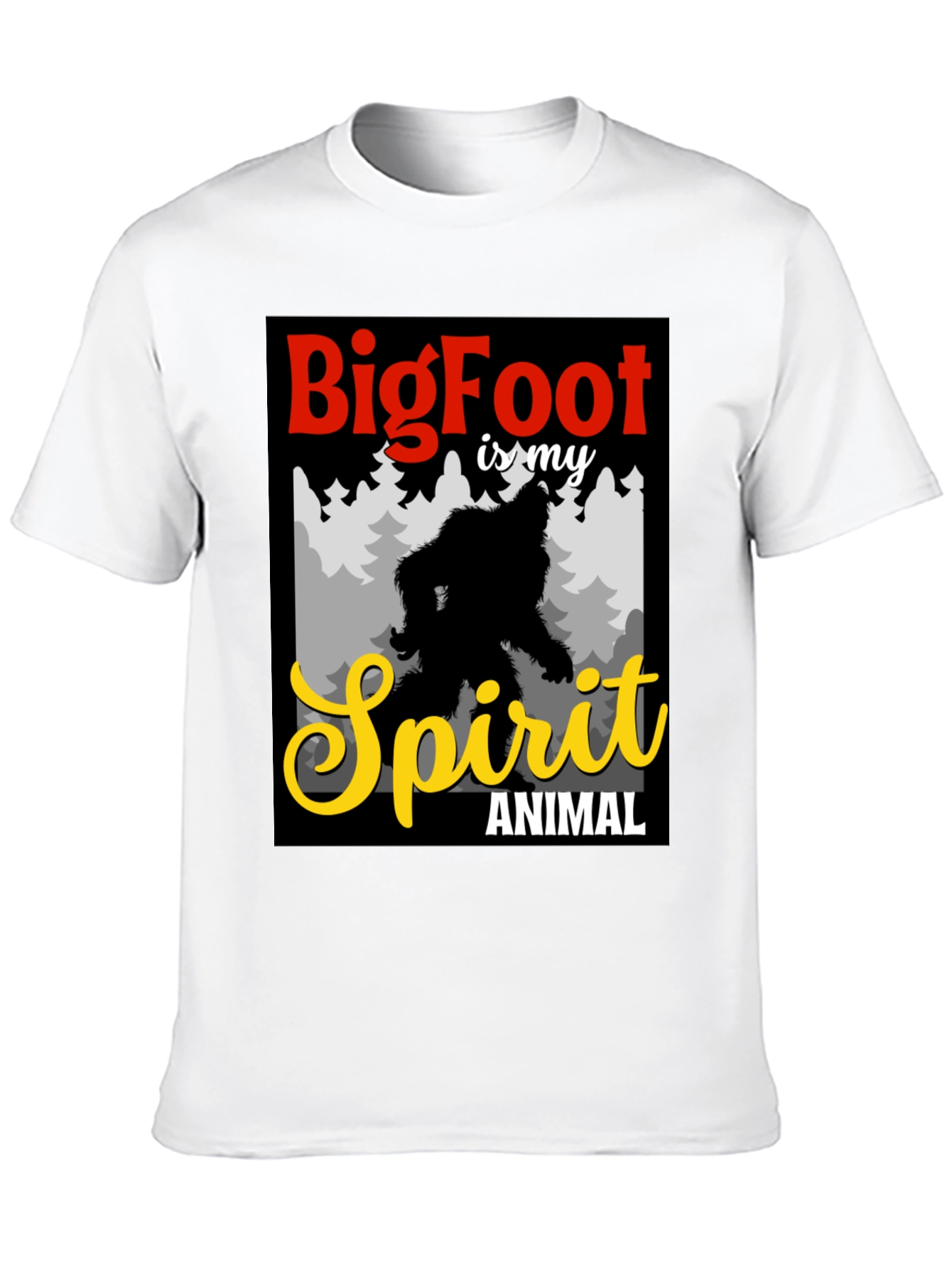 Bigfoot Spirit Animal Graphic Tee