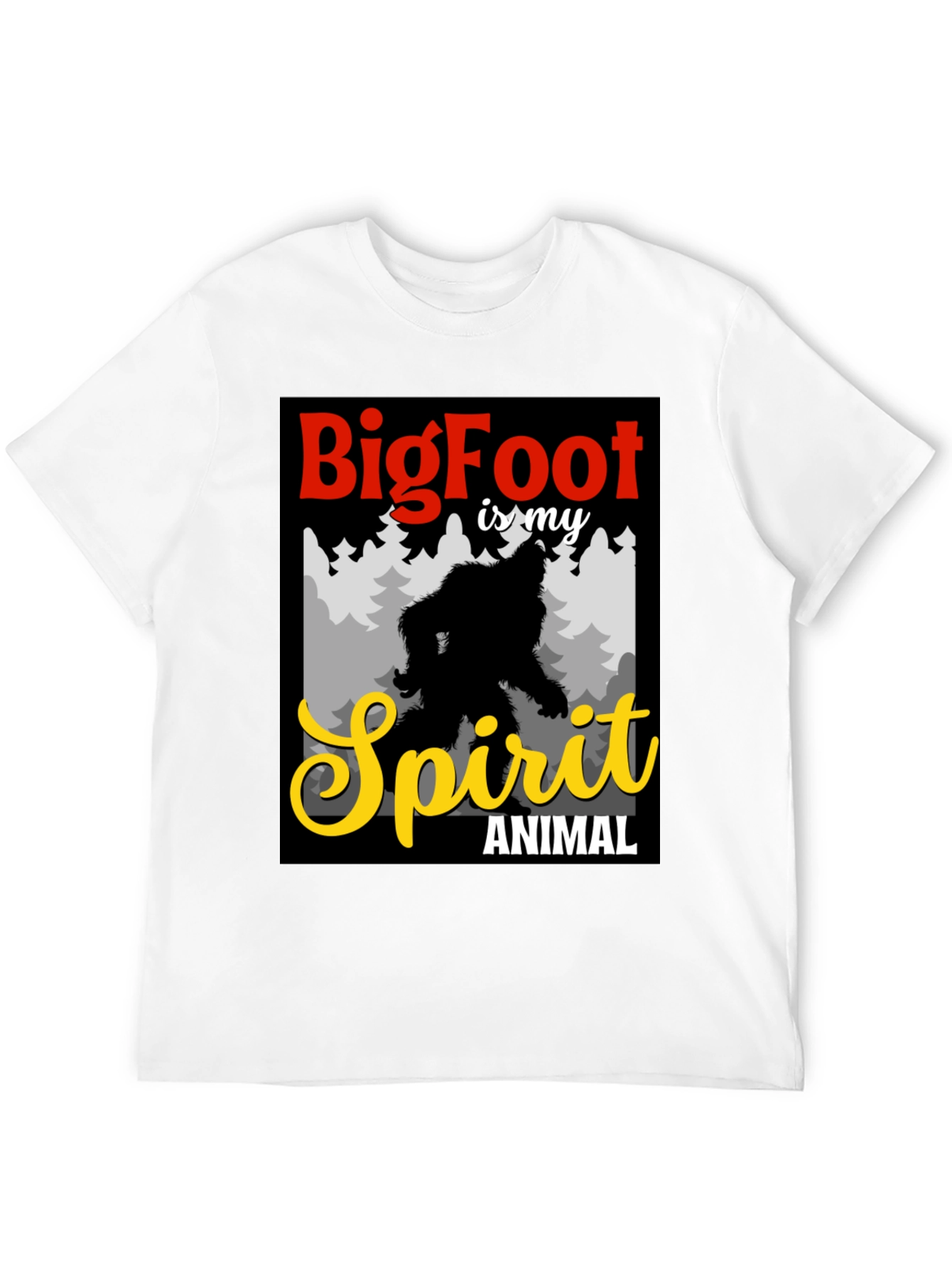 Bigfoot Spirit Animal Graphic Tee