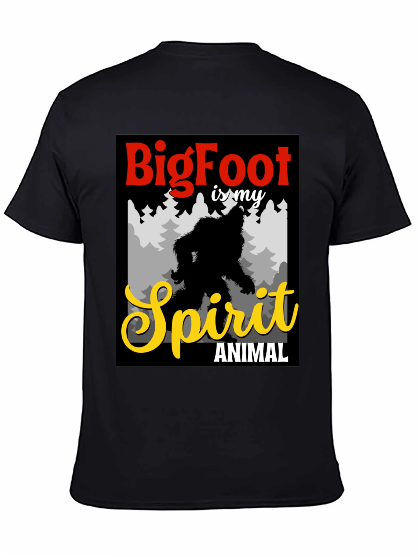 Bigfoot Spirit Animal Graphic Tee