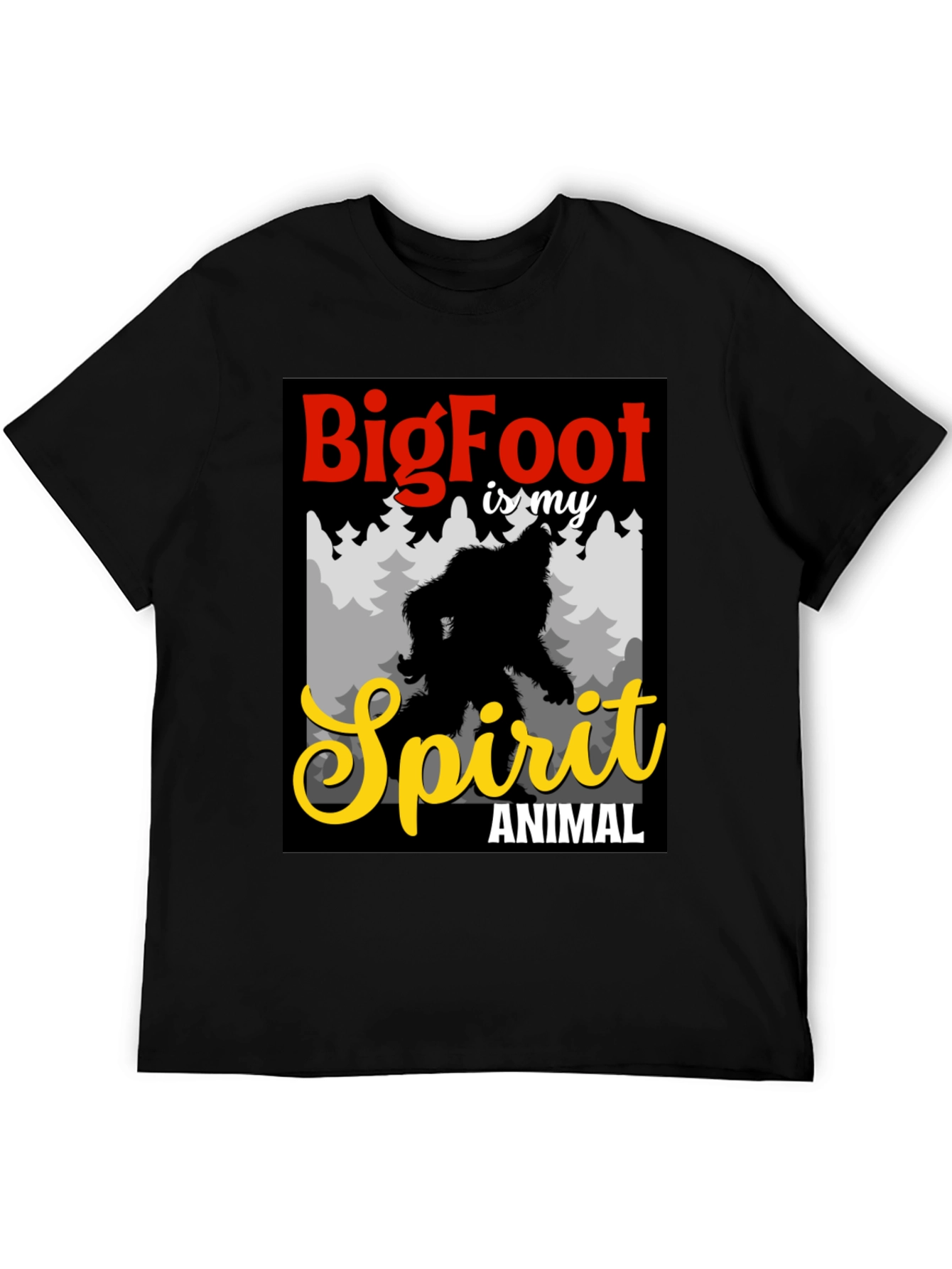Bigfoot Spirit Animal Graphic Tee