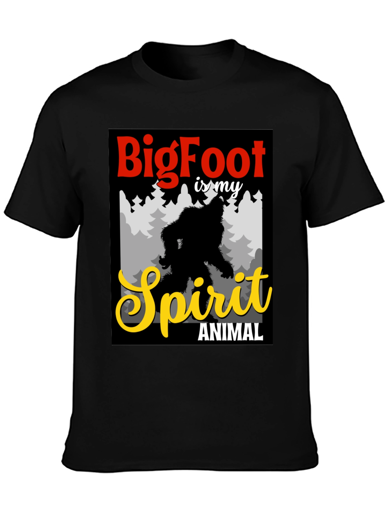 Bigfoot Spirit Animal Graphic Tee