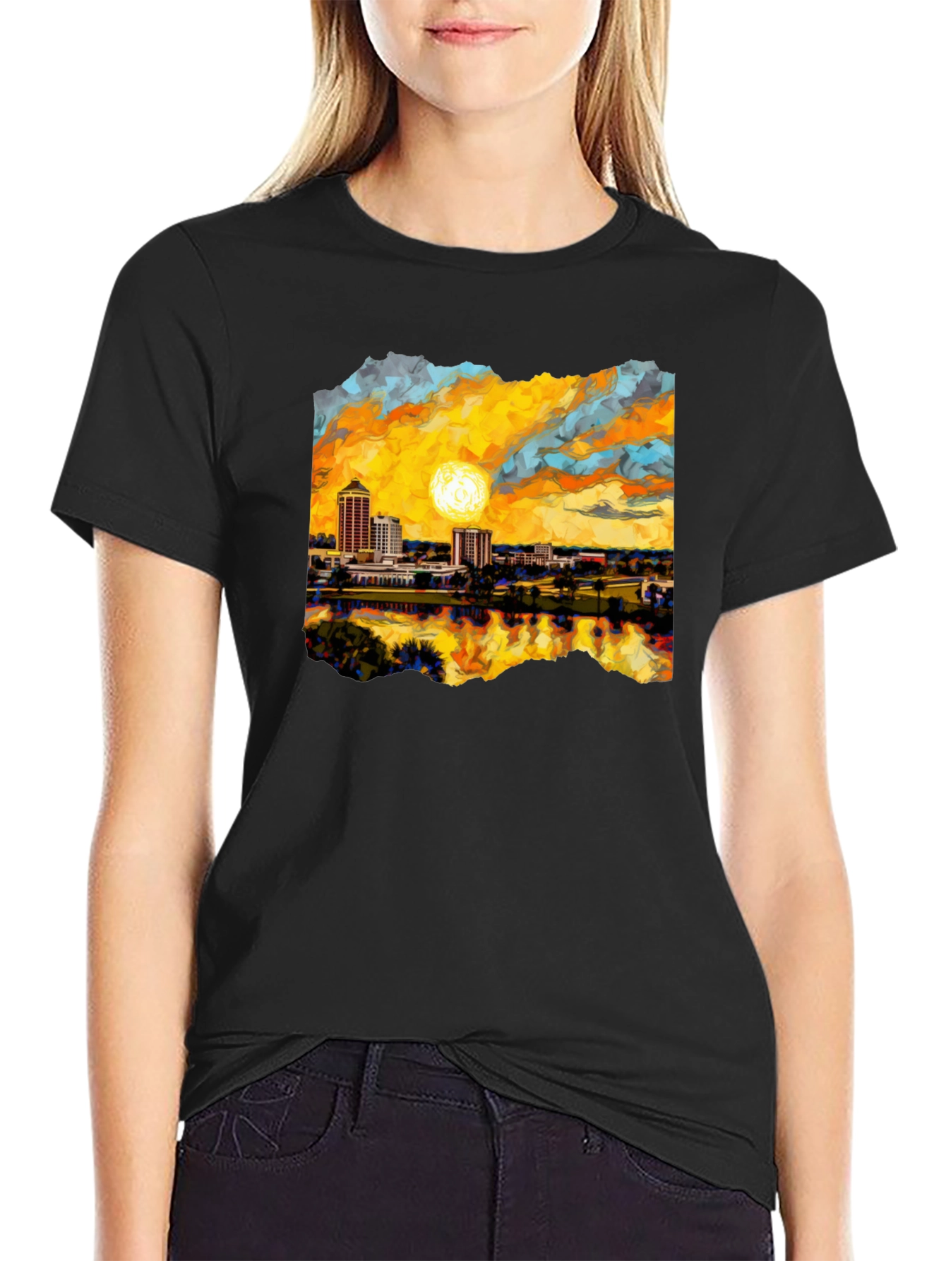 Jacksonville Florida Skyline T-Shirt