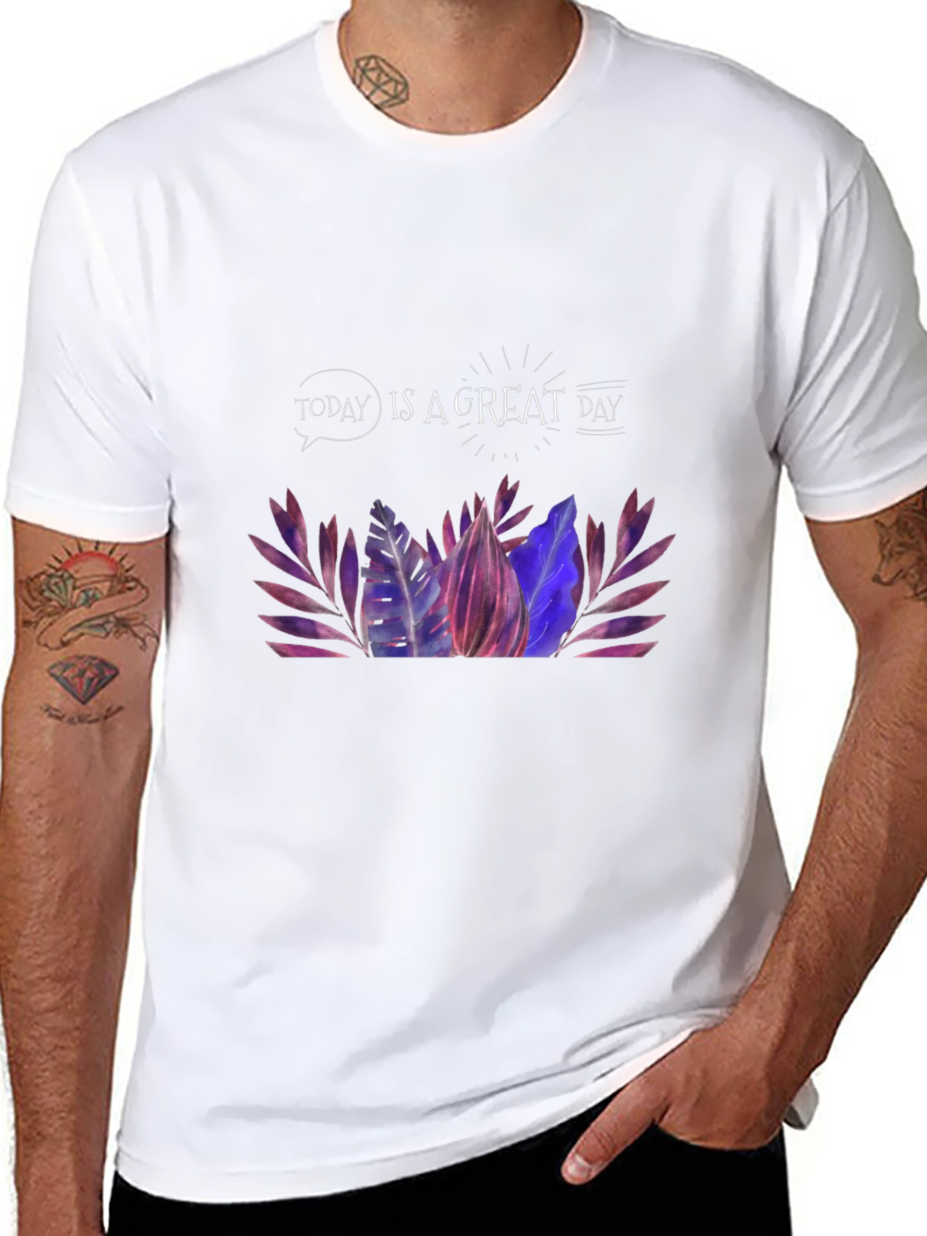 Inspirational Graphic Tee - Today Is A Great Day