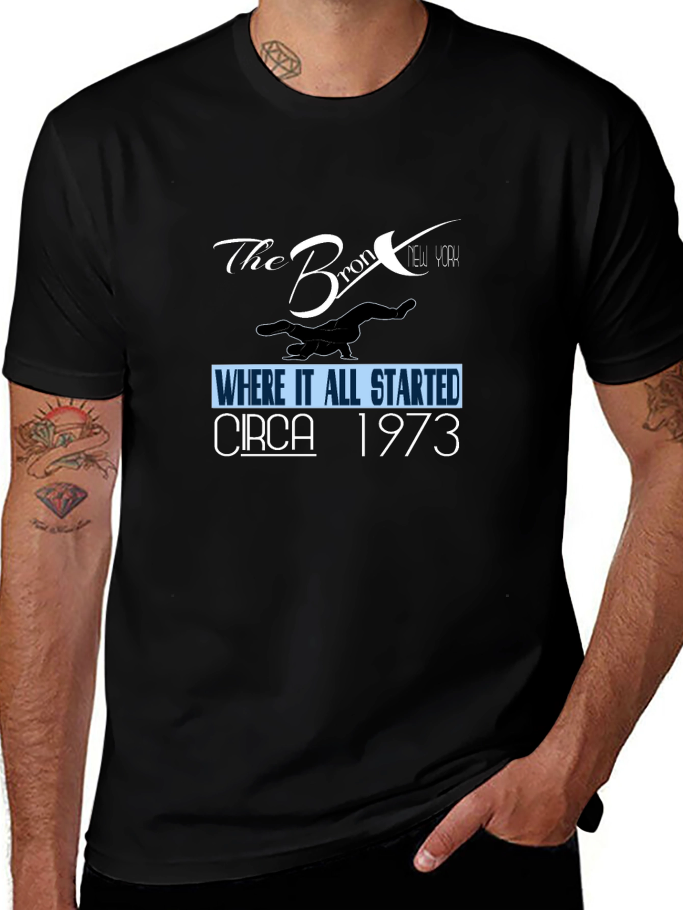 The Bronx New York Circa 1973 Graphic Tee