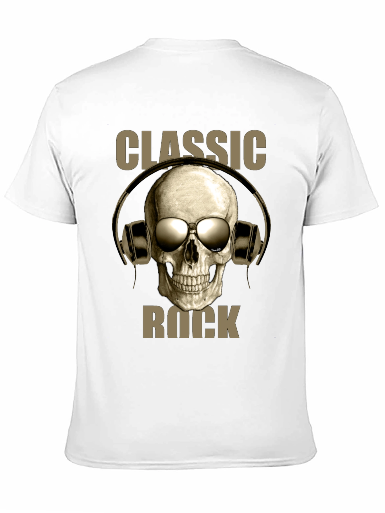 Classic Rock Skull Graphic T-Shirt