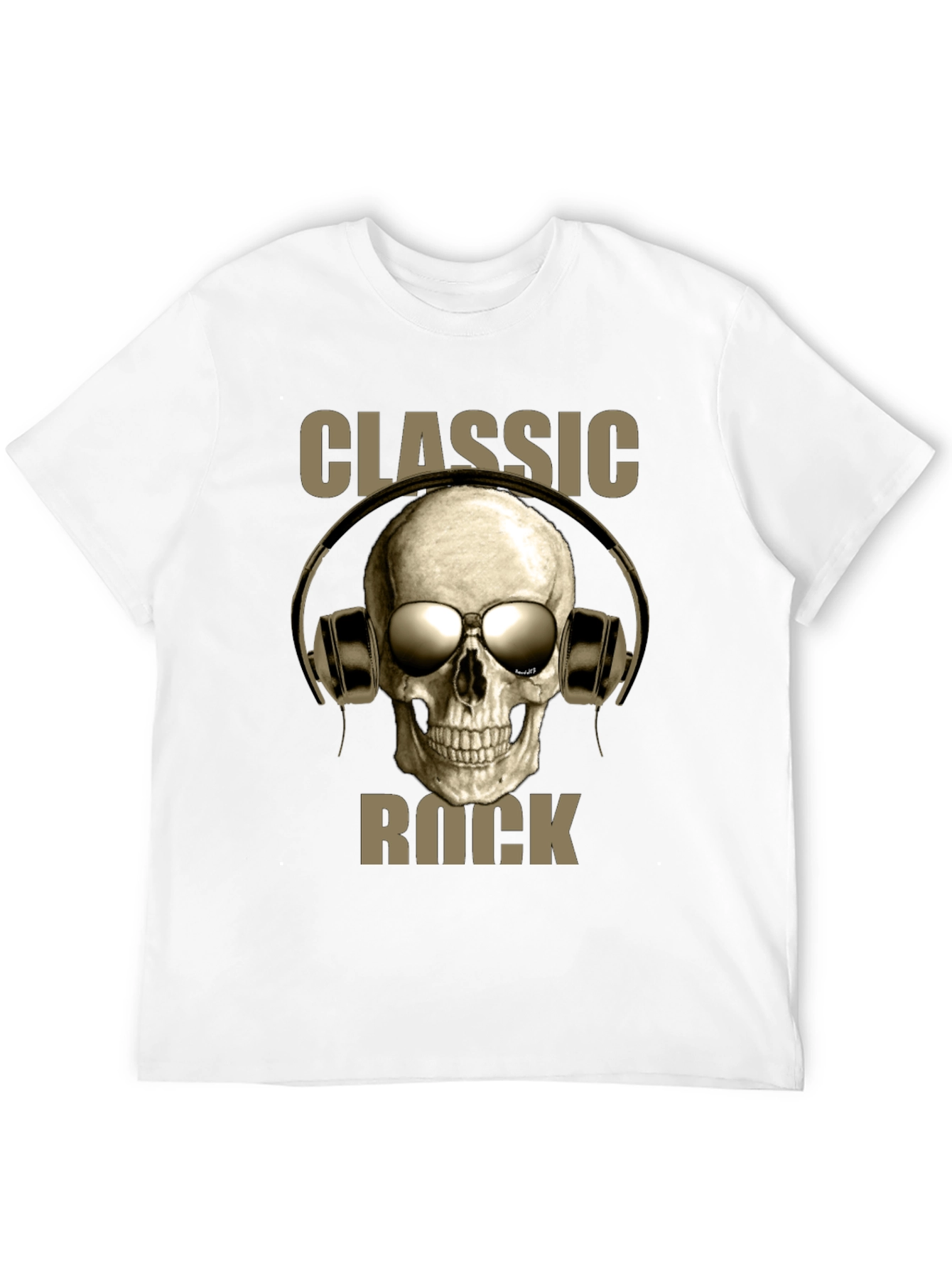 Classic Rock Skull Graphic T-Shirt