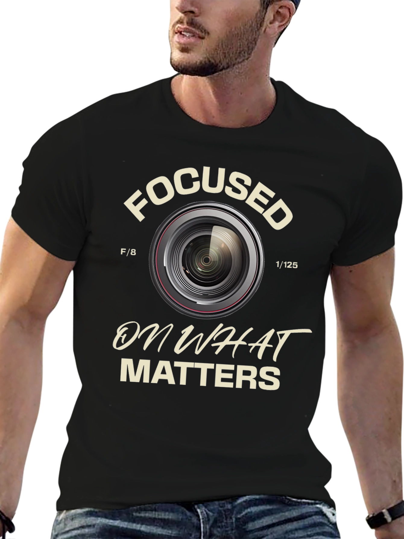 Focused on What Matters Camera Lens T-Shirt