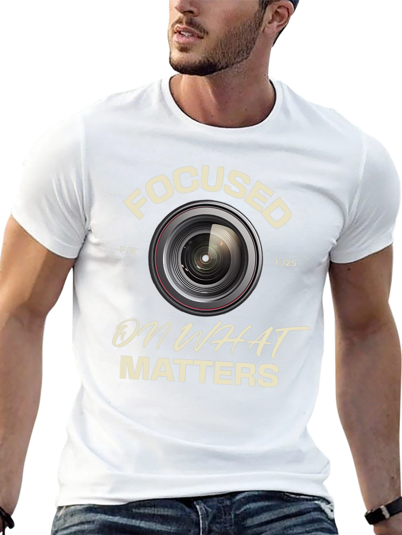 Focused on What Matters Camera Lens T-Shirt