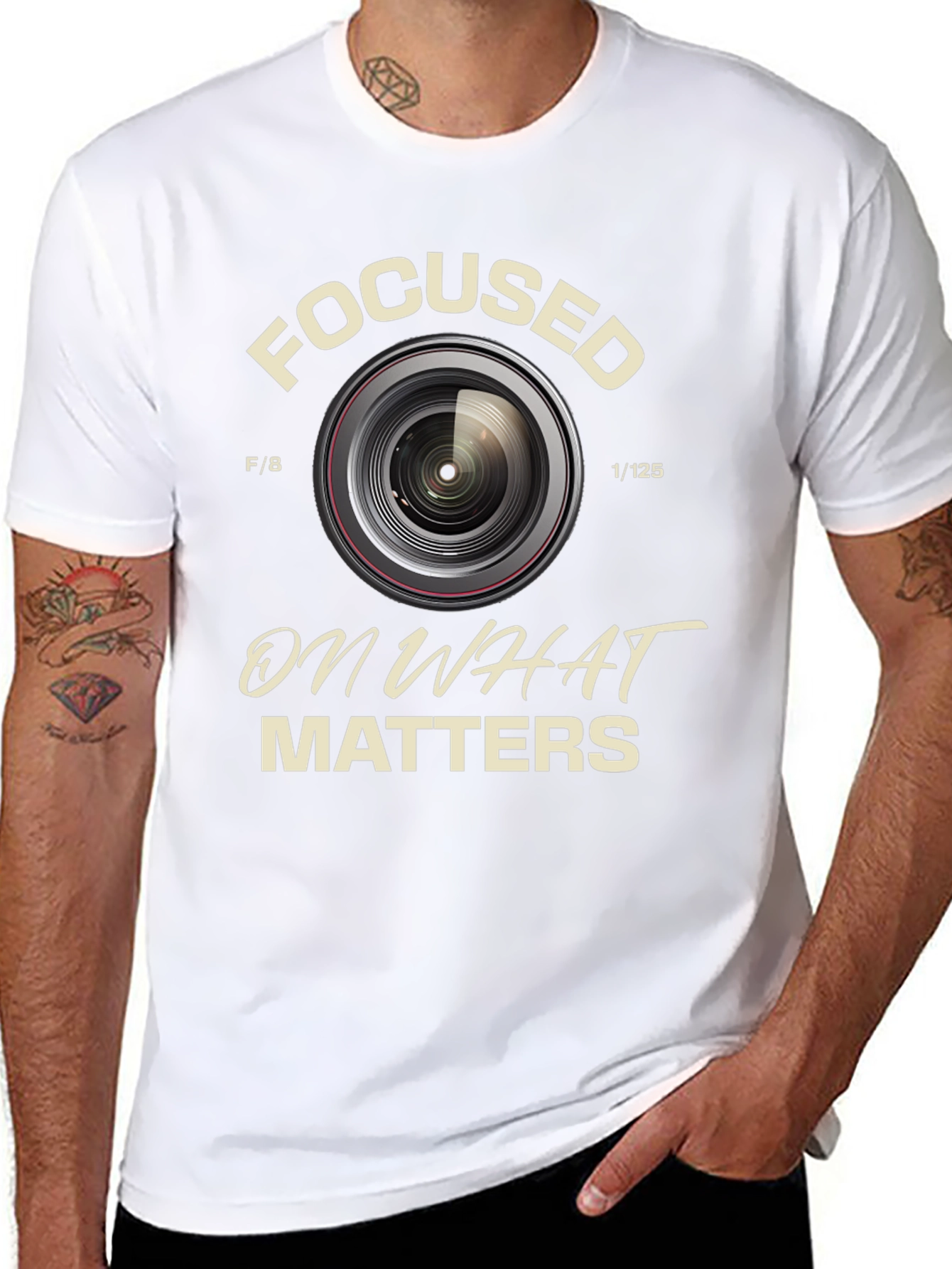 Focused on What Matters Camera Lens T-Shirt