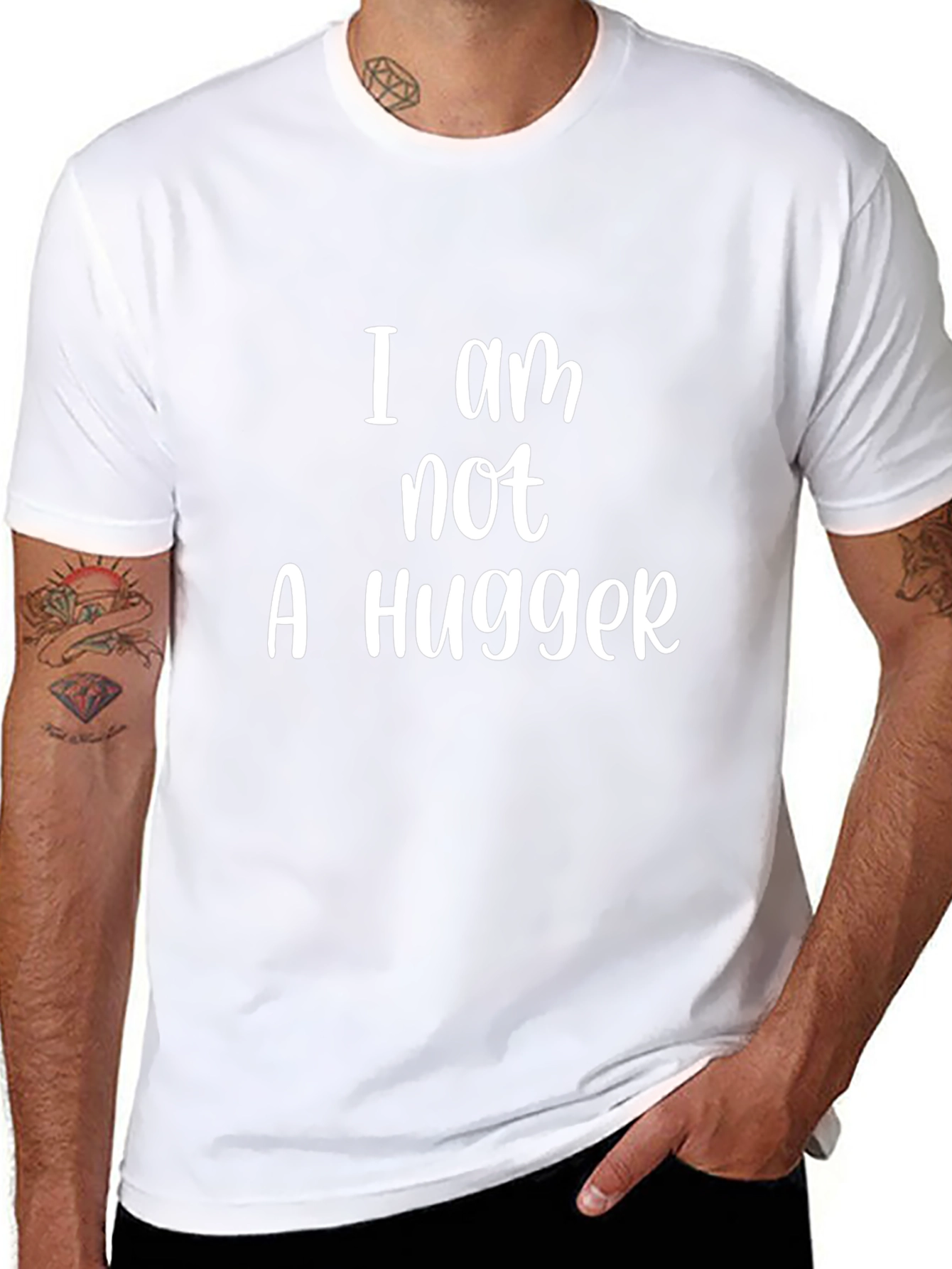 I am not a Hugger Graphic T-Shirt