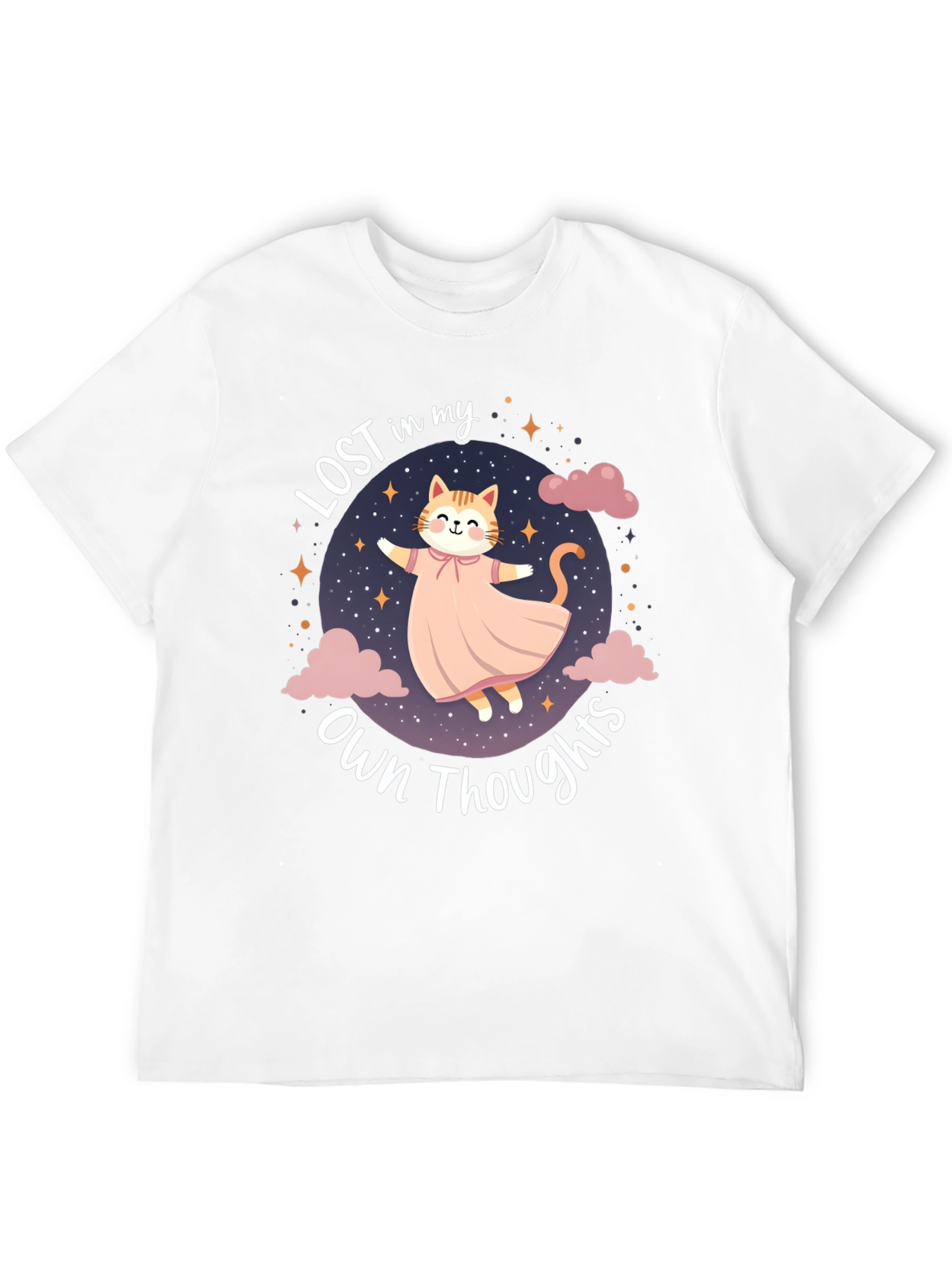 Lost in My Own Thoughts Cat T-Shirt