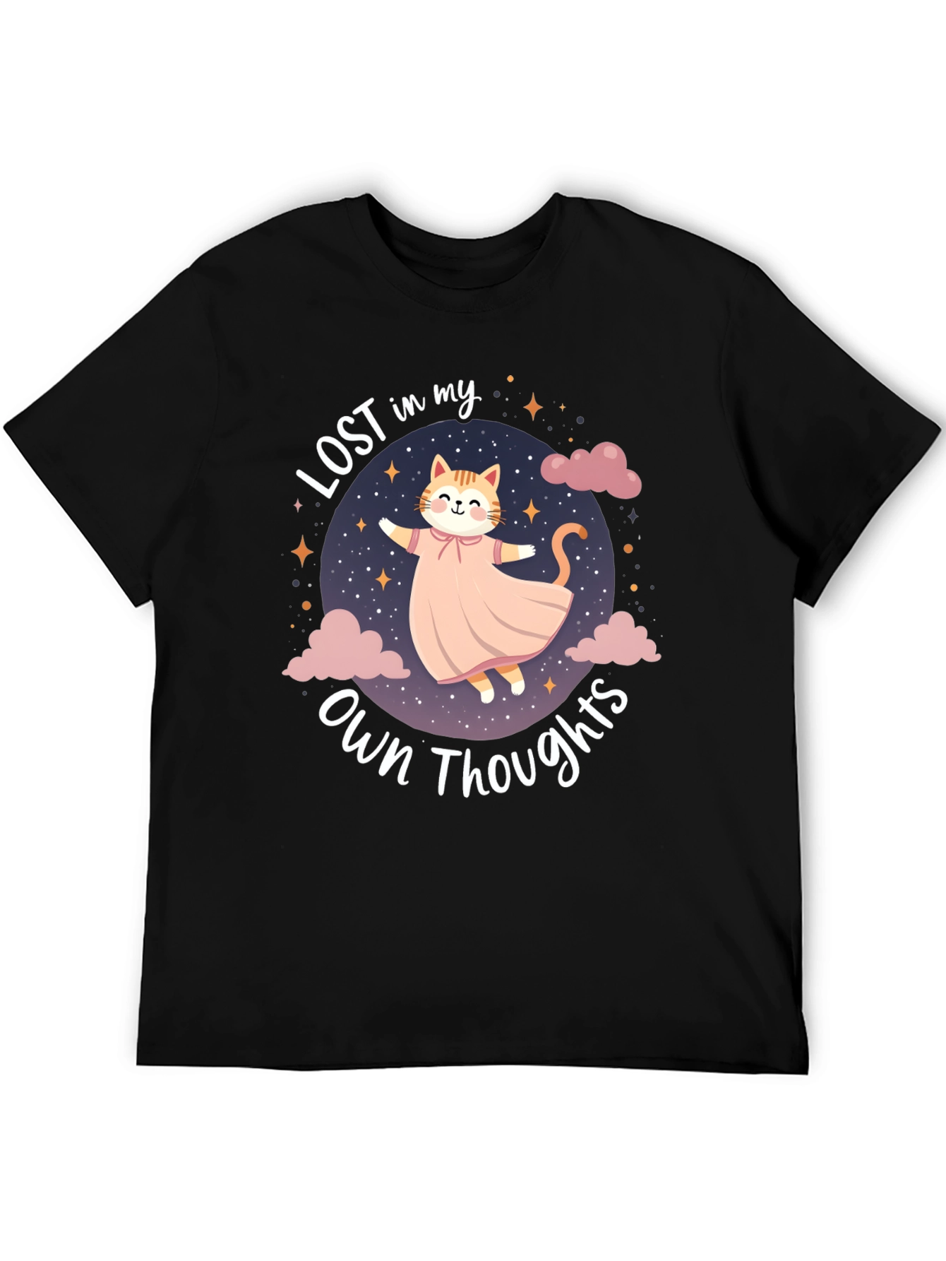 Lost in My Own Thoughts Cat T-Shirt