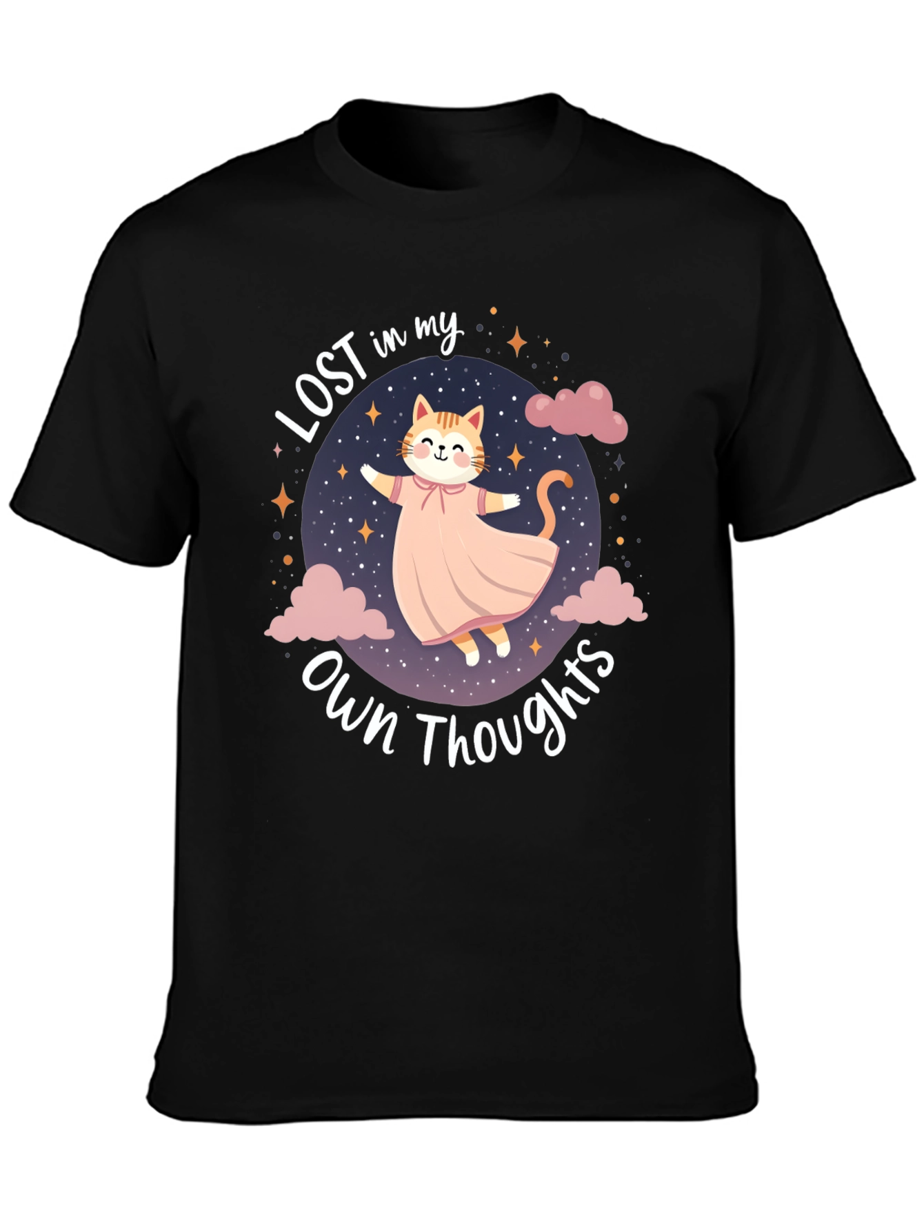 Lost in My Own Thoughts Cat T-Shirt