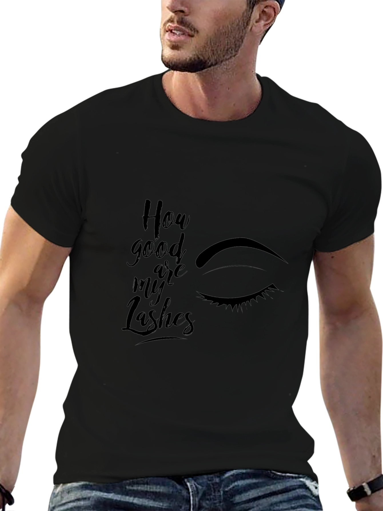 Lashes Graphic Tee - How Good Are My Lashes