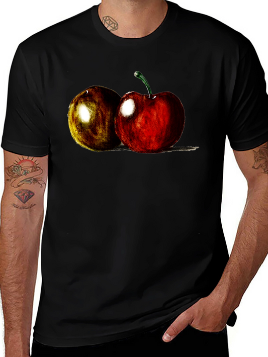 Cherry Fruit Graphic Tee - Soft Cotton Blend