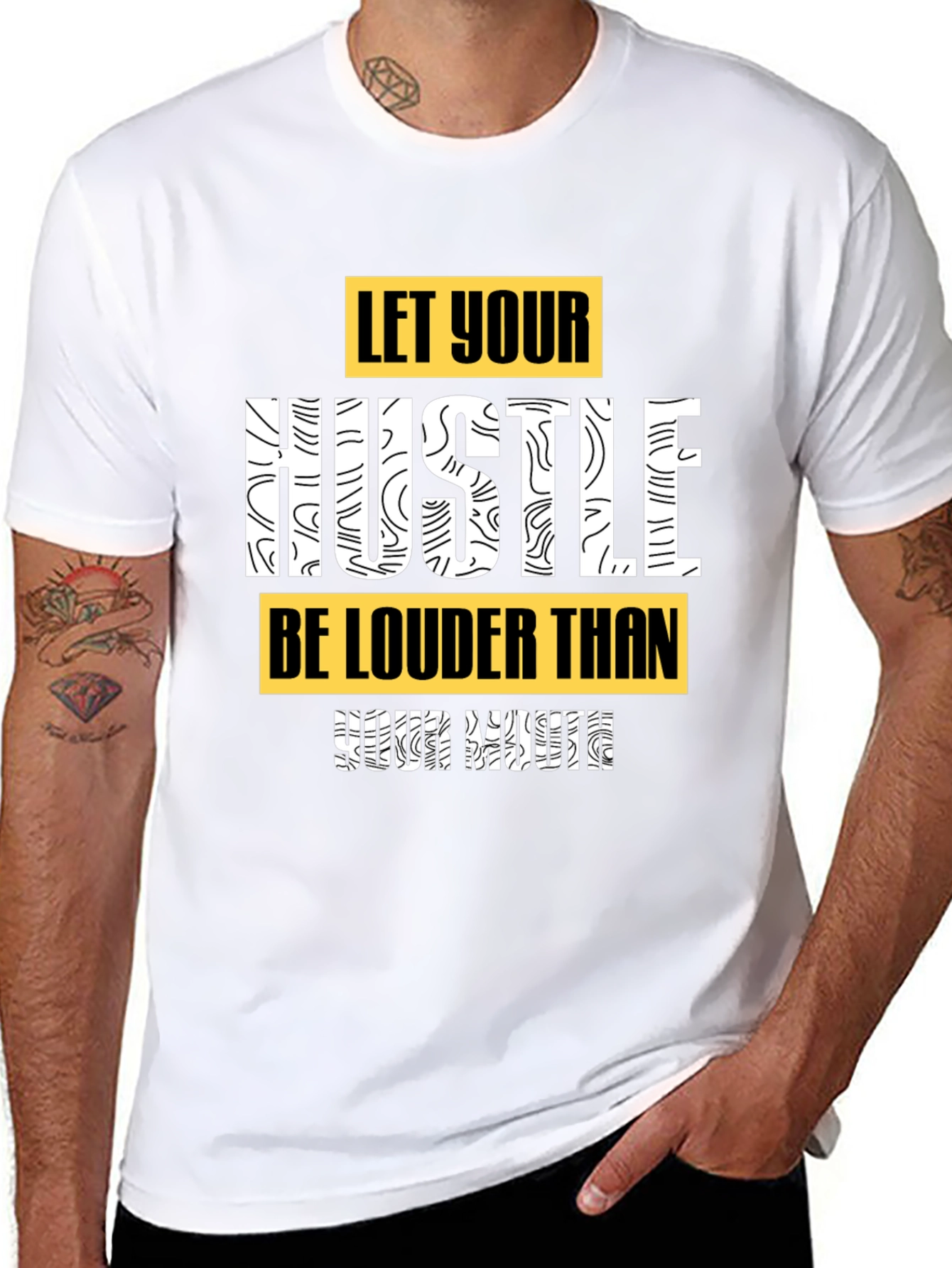 Hustle Louder Graphic Tee