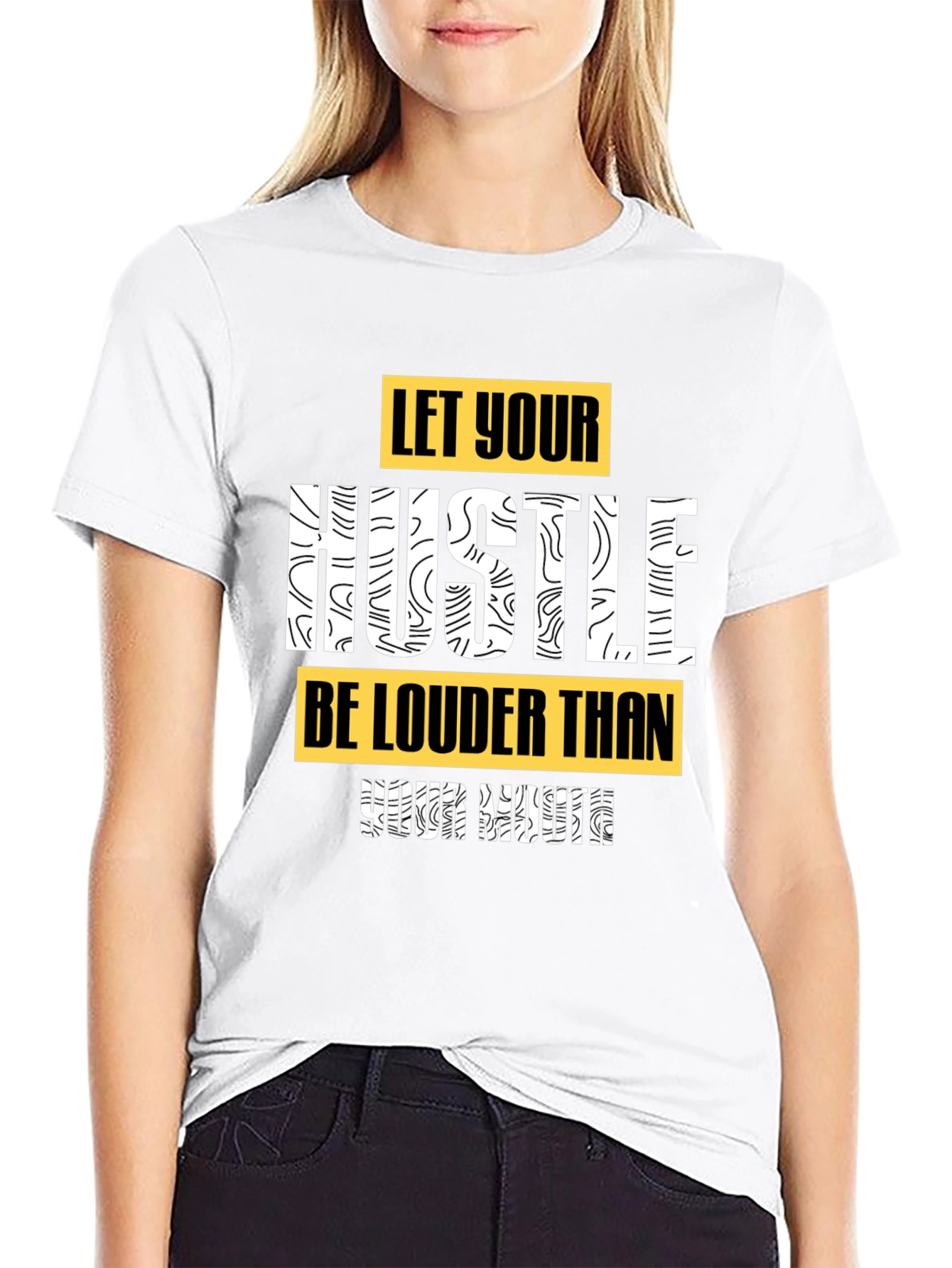 Hustle Louder Graphic Tee