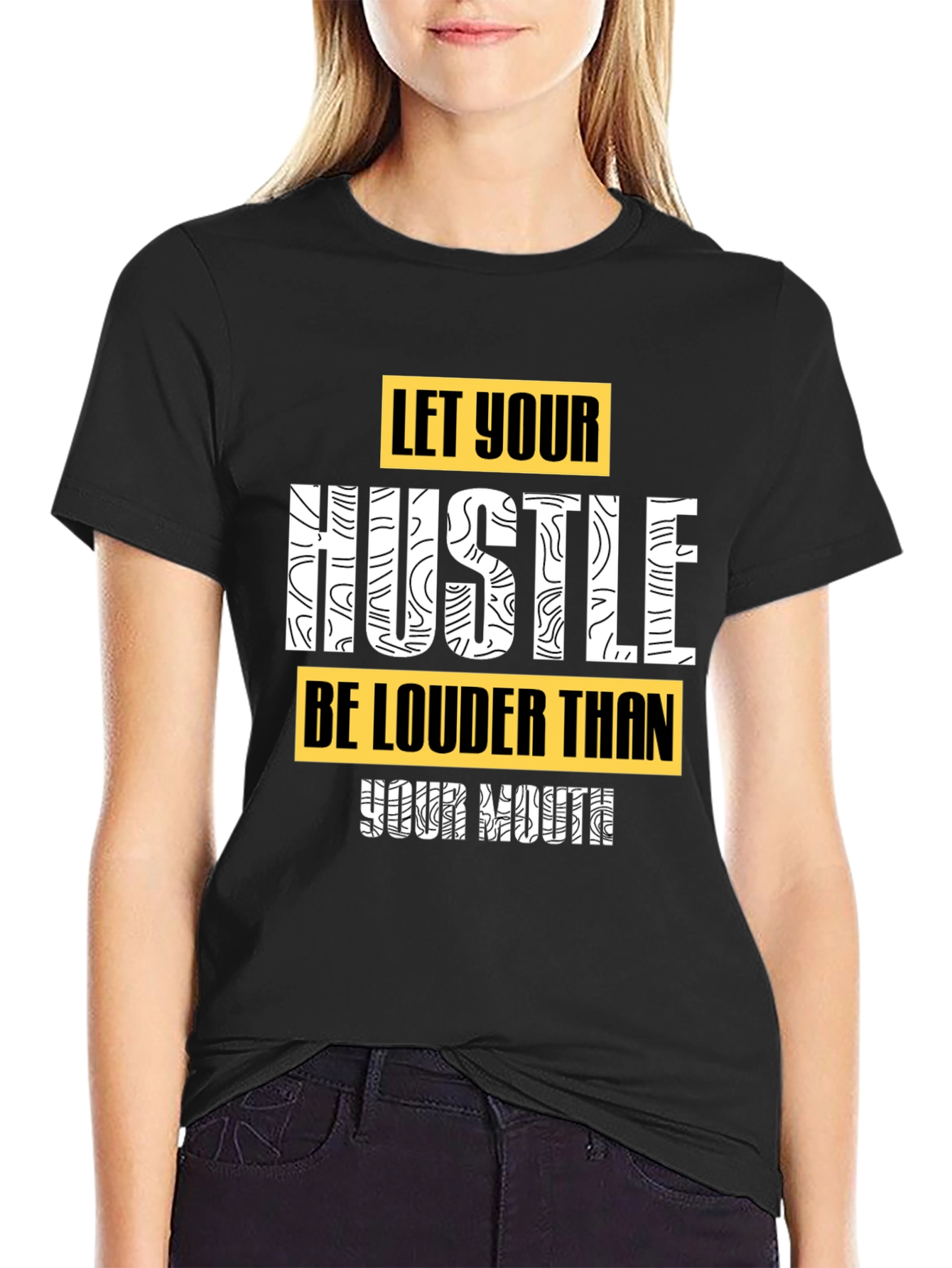 Hustle Louder Graphic Tee