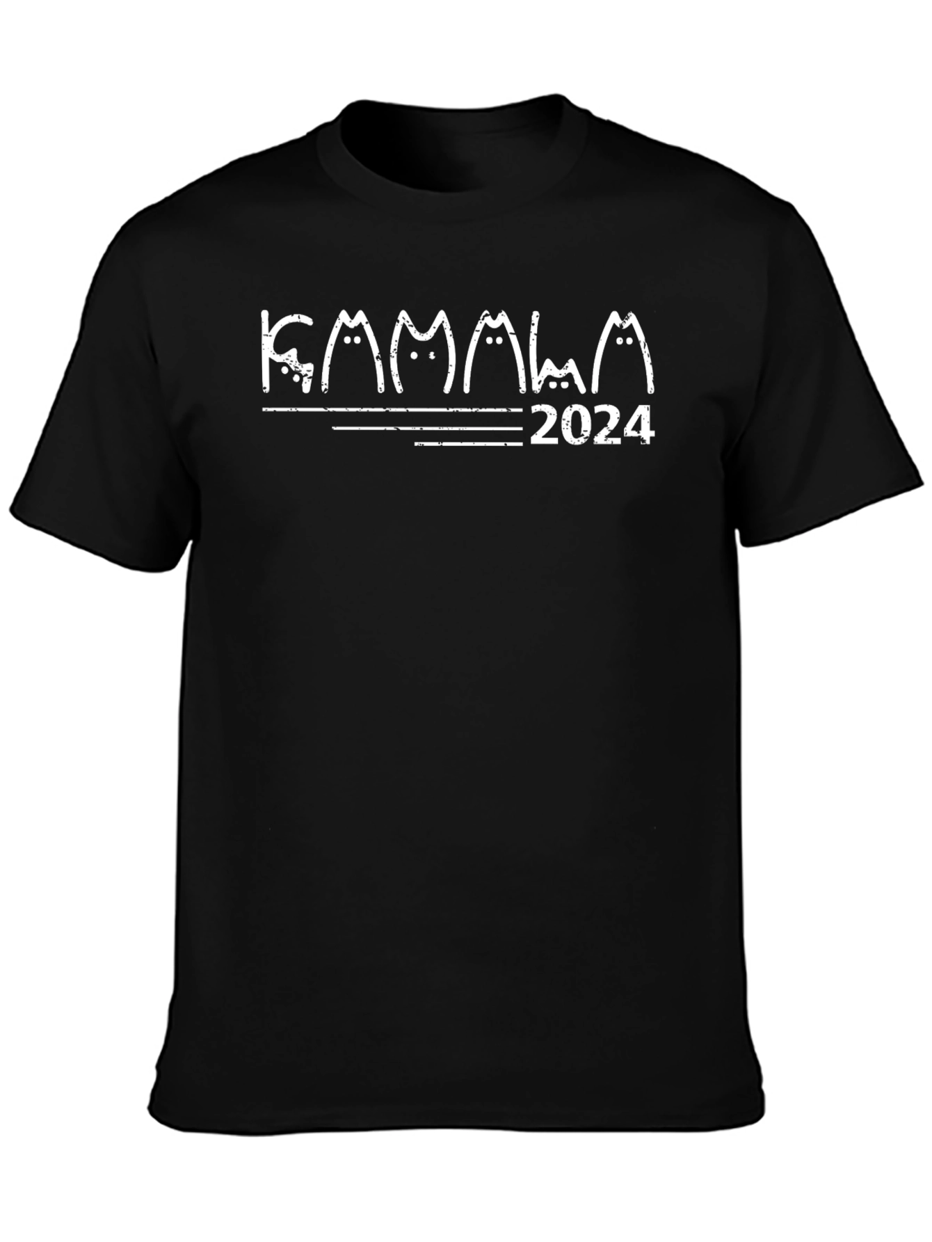 Kamala Cats 2024 Black T-Shirt