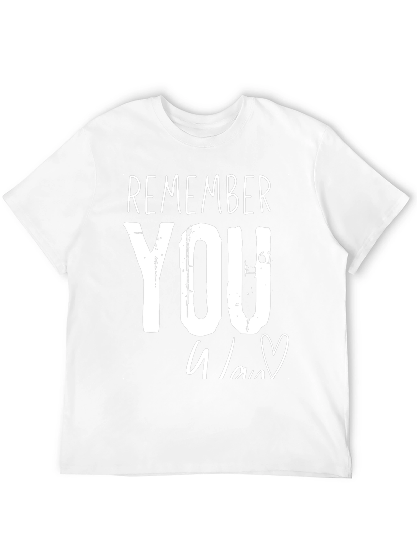 Remember You T-Shirt - Heart Graphic Tee