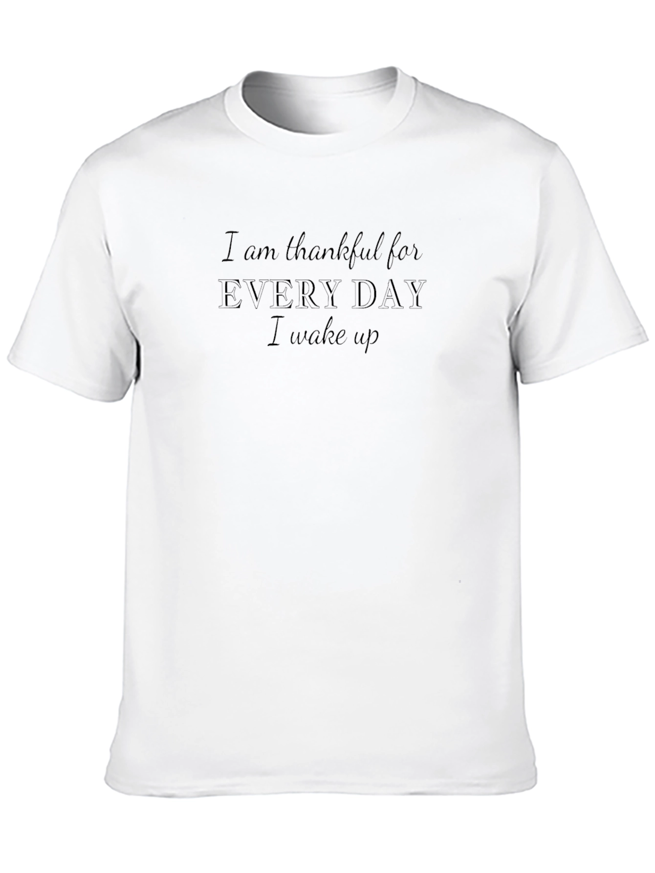 Thankful Everyday Graphic Tee - Soft Cotton Comfort