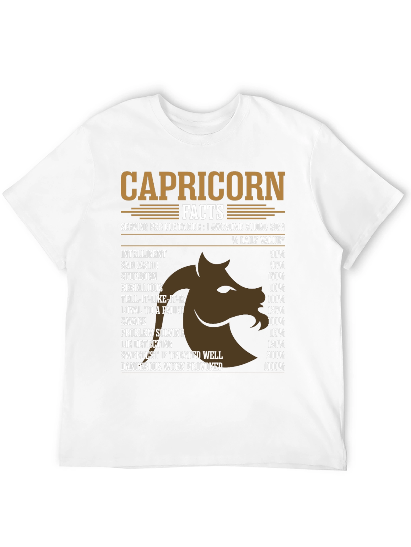 Capricorn Zodiac Sign Facts T-Shirt