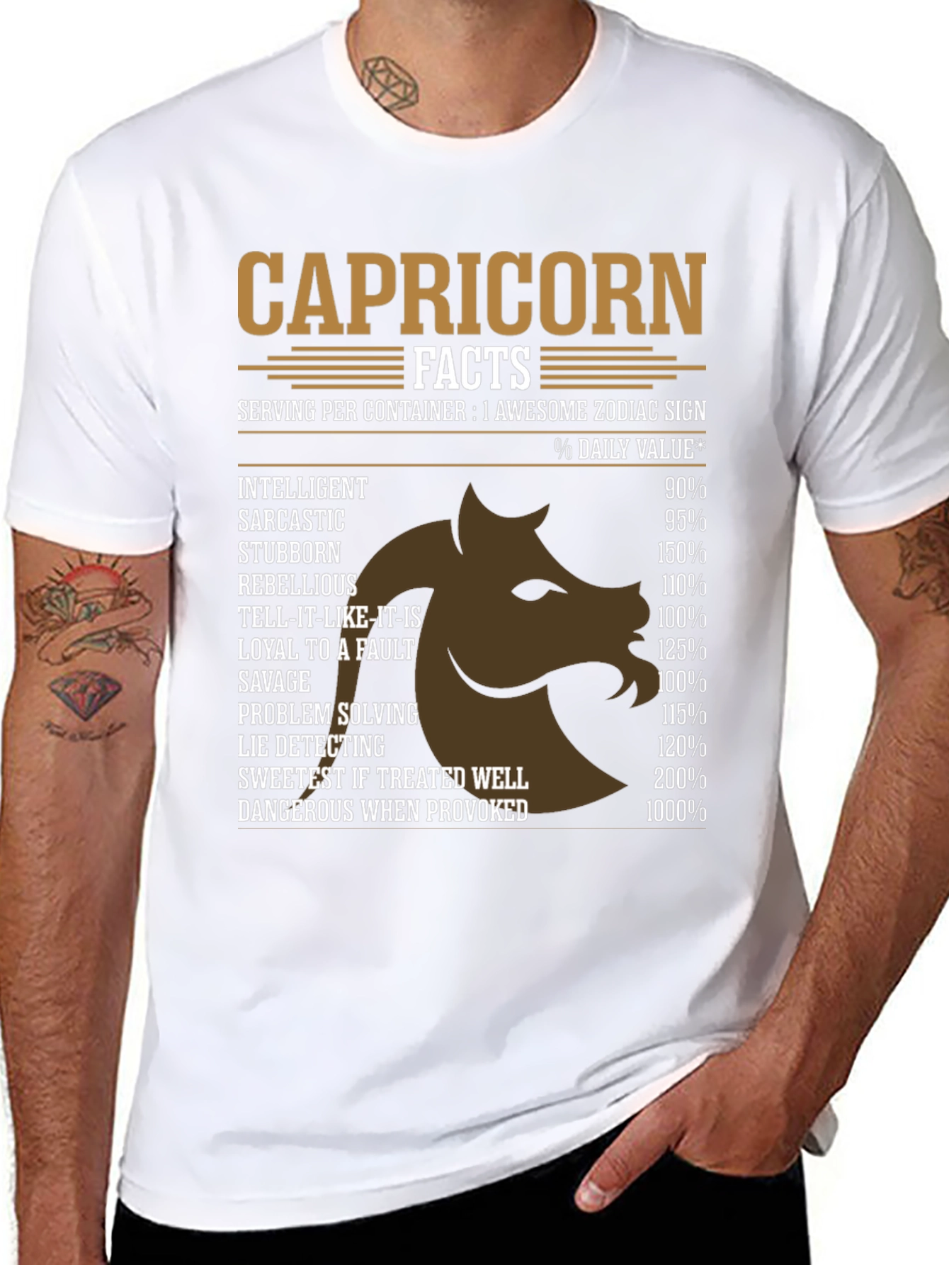 Capricorn Zodiac Sign Facts T-Shirt