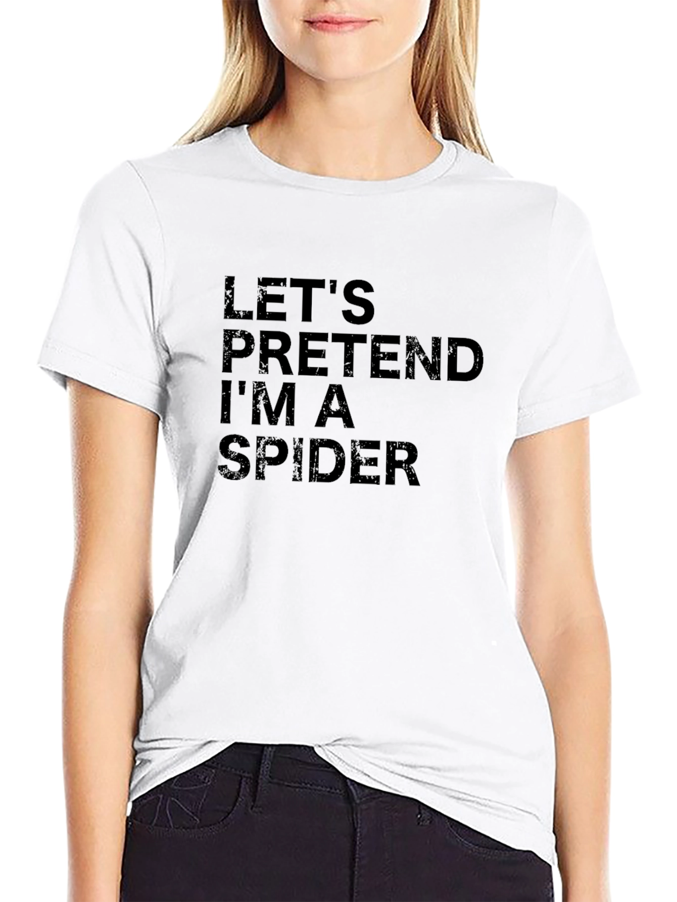 Lets Pretend Im A Spider Graphic Tee