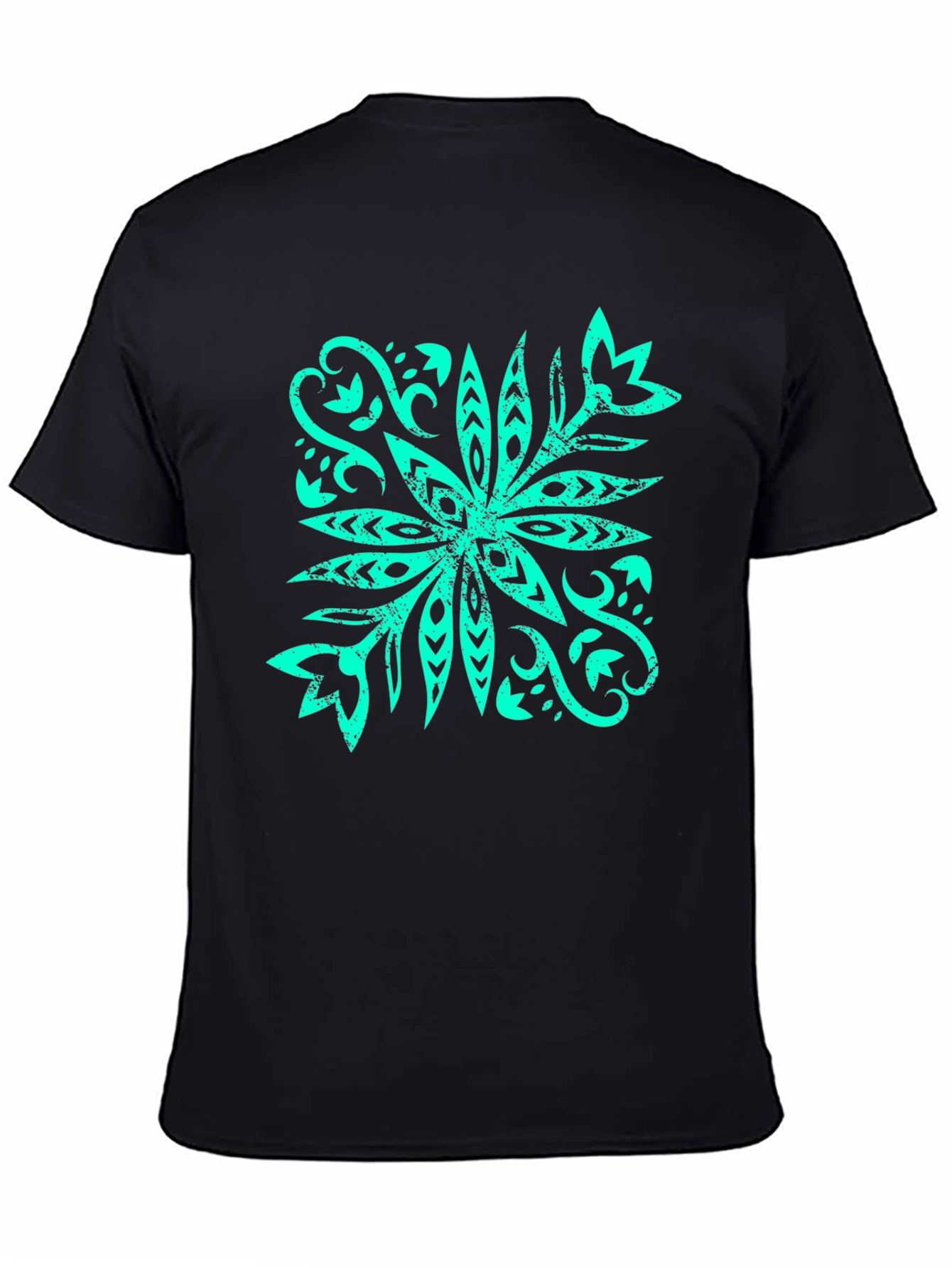 Stylish Graphic Tee - Tropical Flower Design
