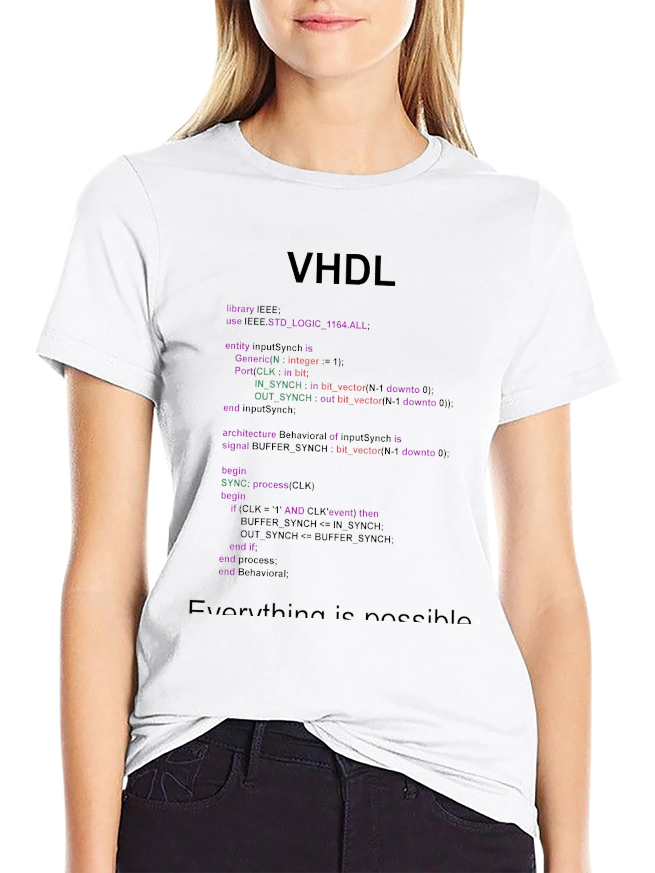 VHDL Code T-Shirt - Engineer & Programmer Gift