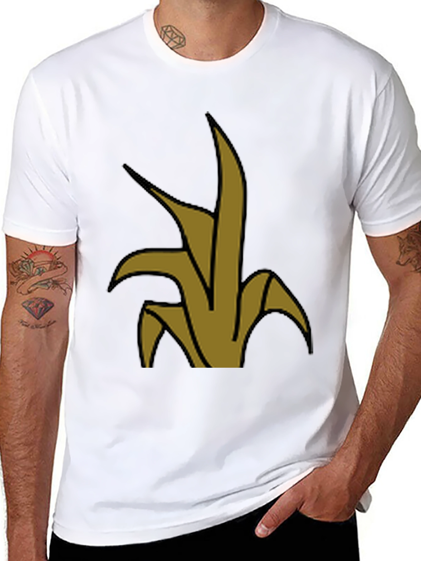 Abstract Graphic Print T-Shirt