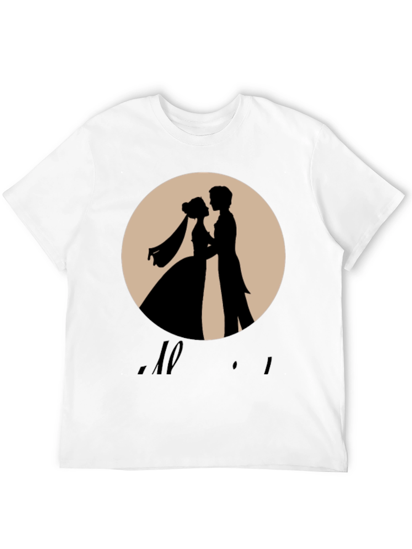 Romantic Wedding Silhouette T-Shirt