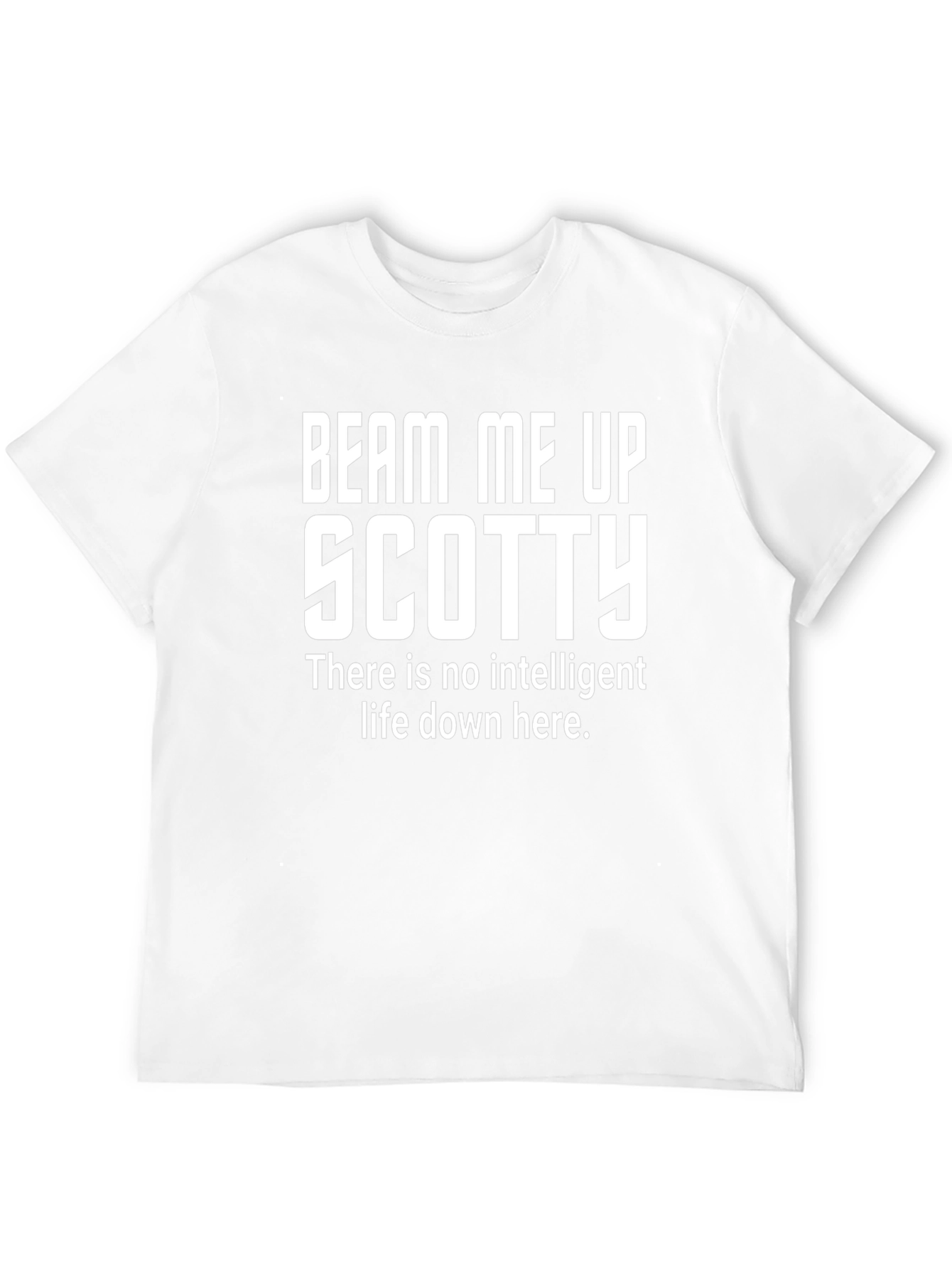 Beam Me Up Scotty T-Shirt - Funny Sci-Fi Tee