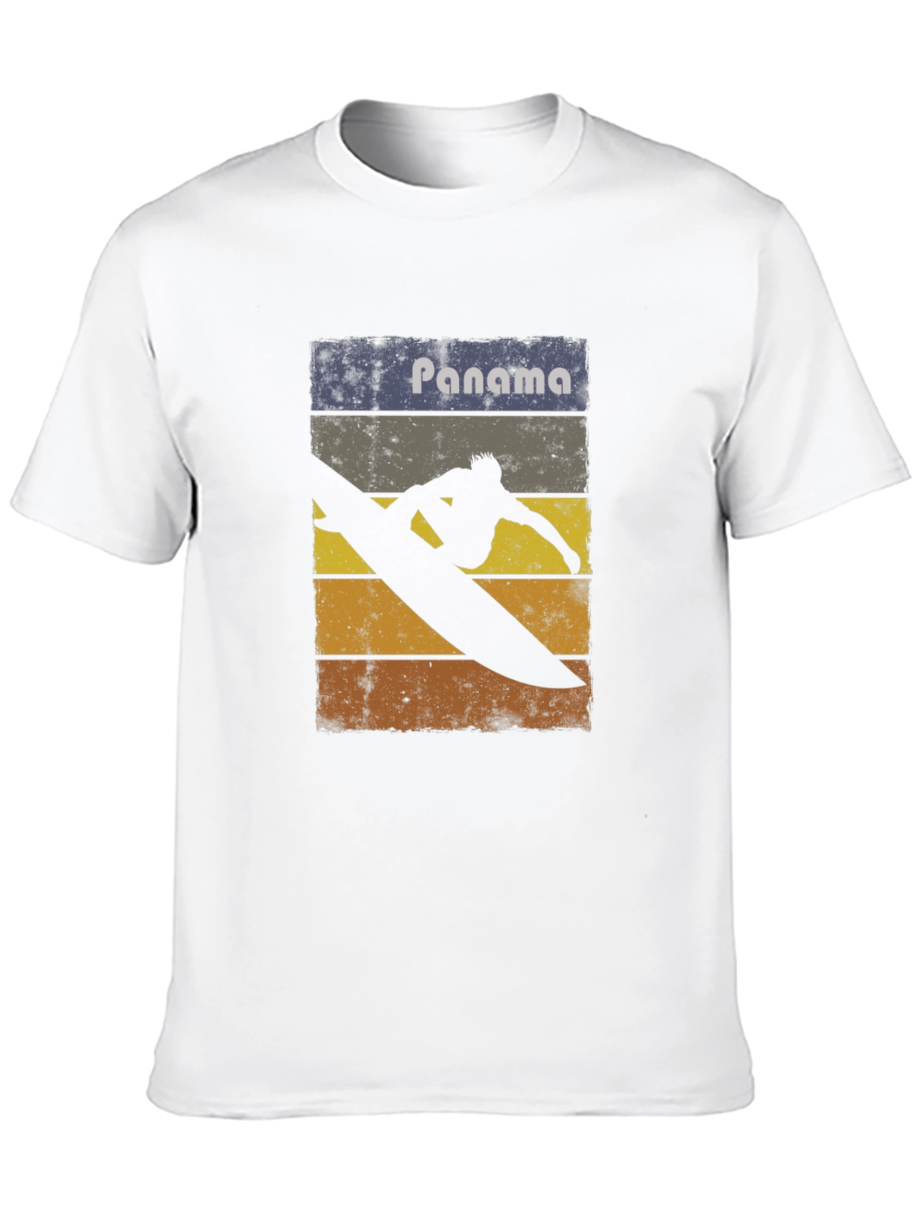 Panama Surfing Retro T-Shirt