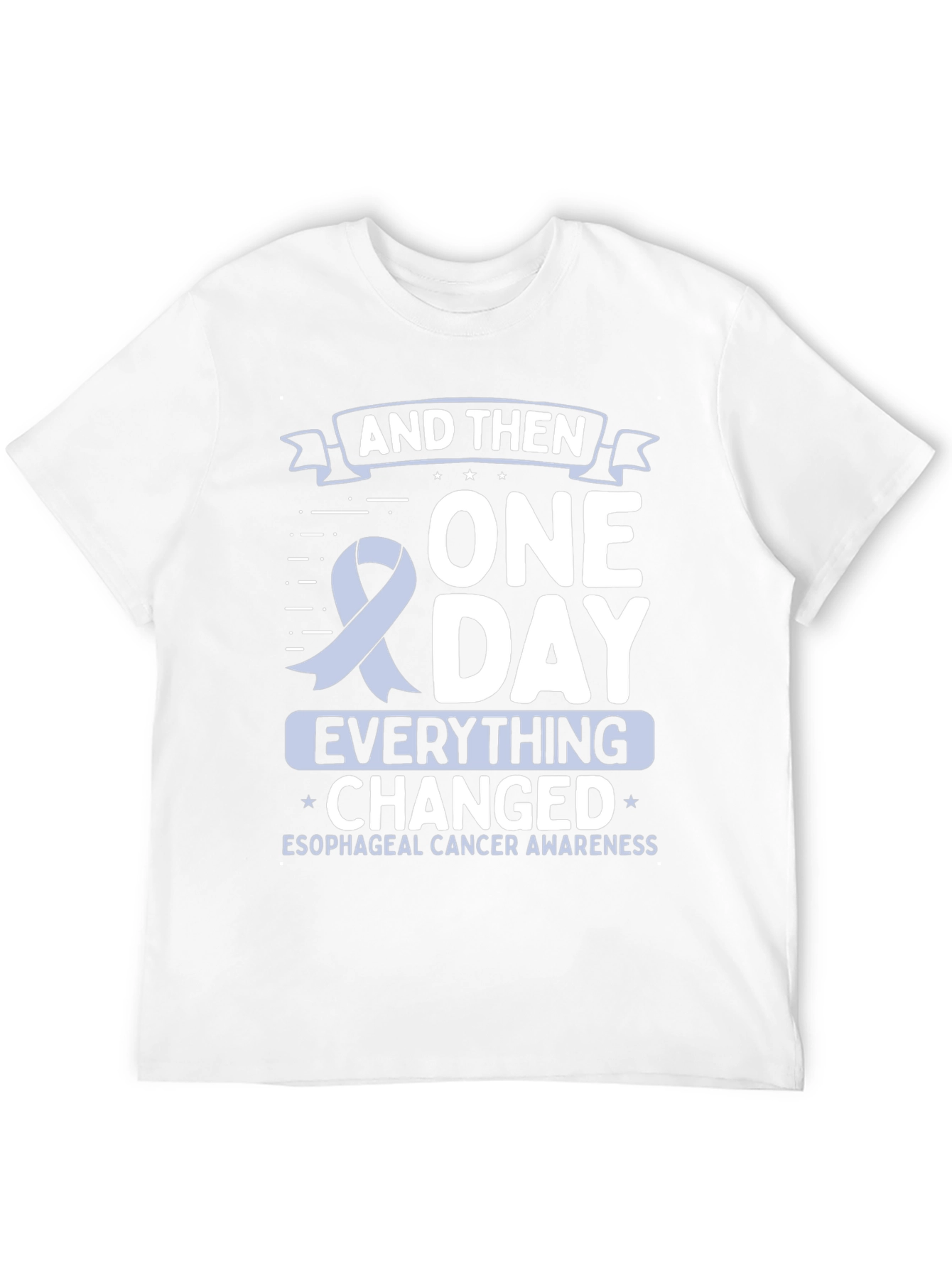 Esophageal Cancer Awareness Ribbon T-Shirt