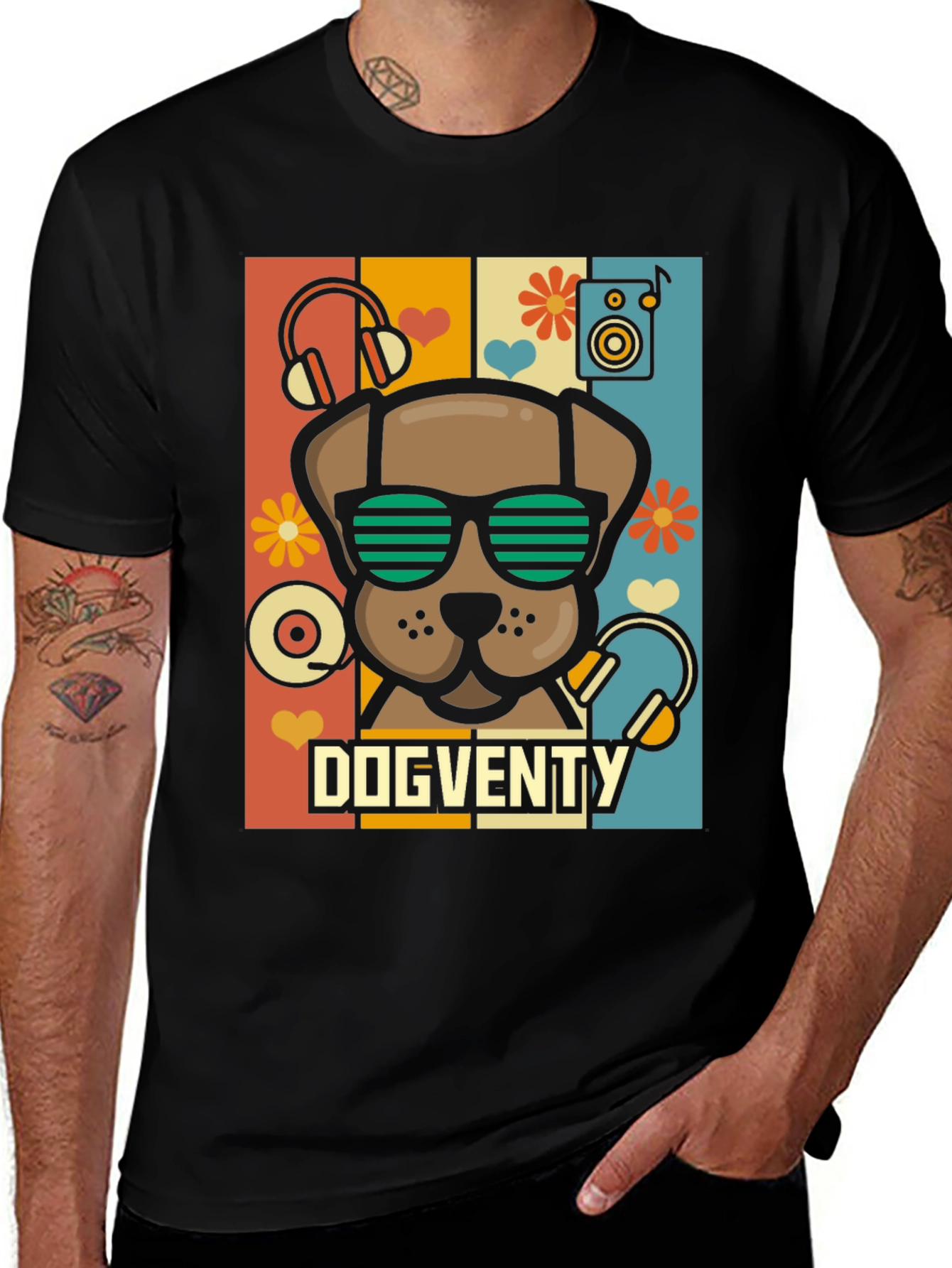 Dogventy Retro T-Shirt