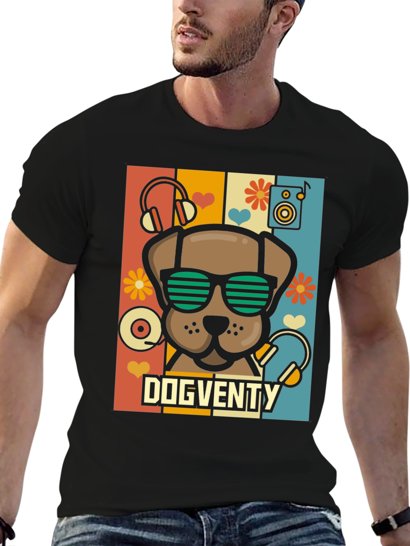 Dogventy Retro T-Shirt