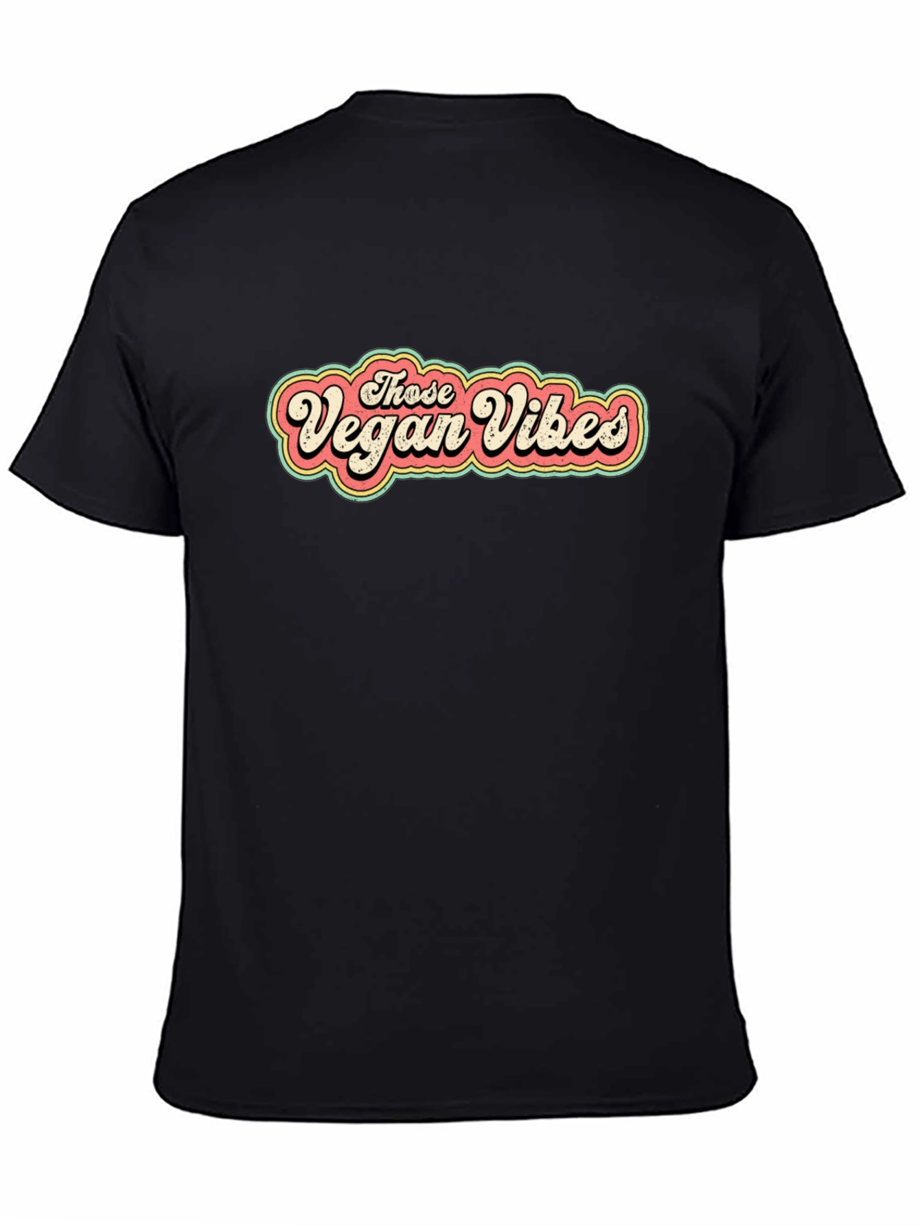 Vegan Vibes T-Shirt - Retro Graphic Tee