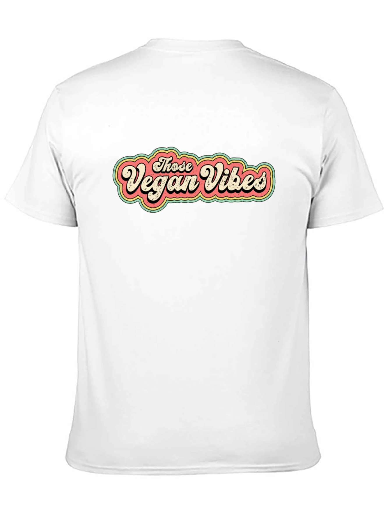 Vegan Vibes T-Shirt - Retro Graphic Tee