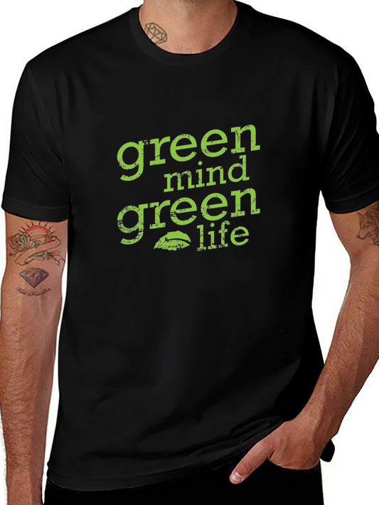 Green Mind Green Life Graphic Tee