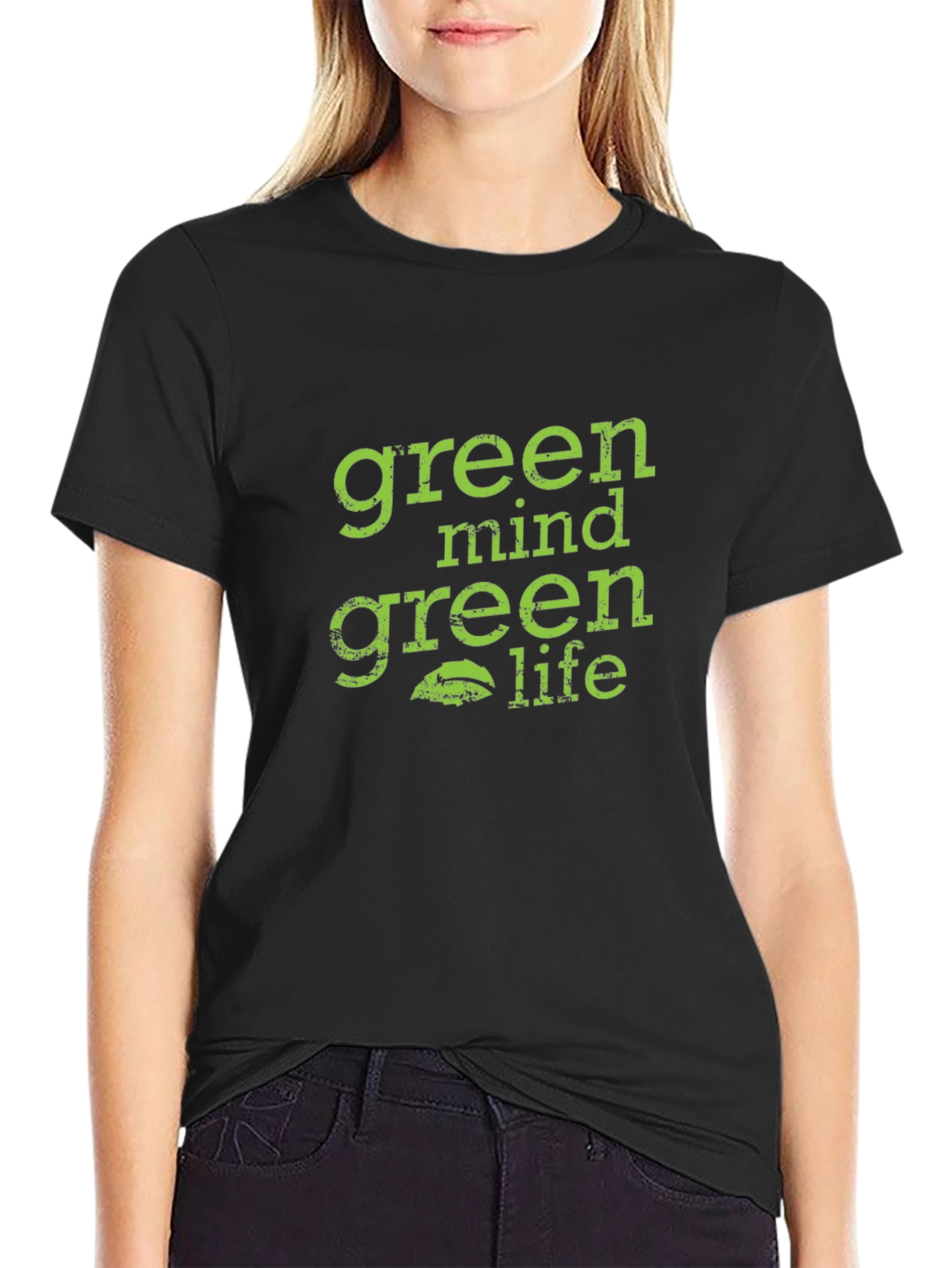 Green Mind Green Life Graphic Tee