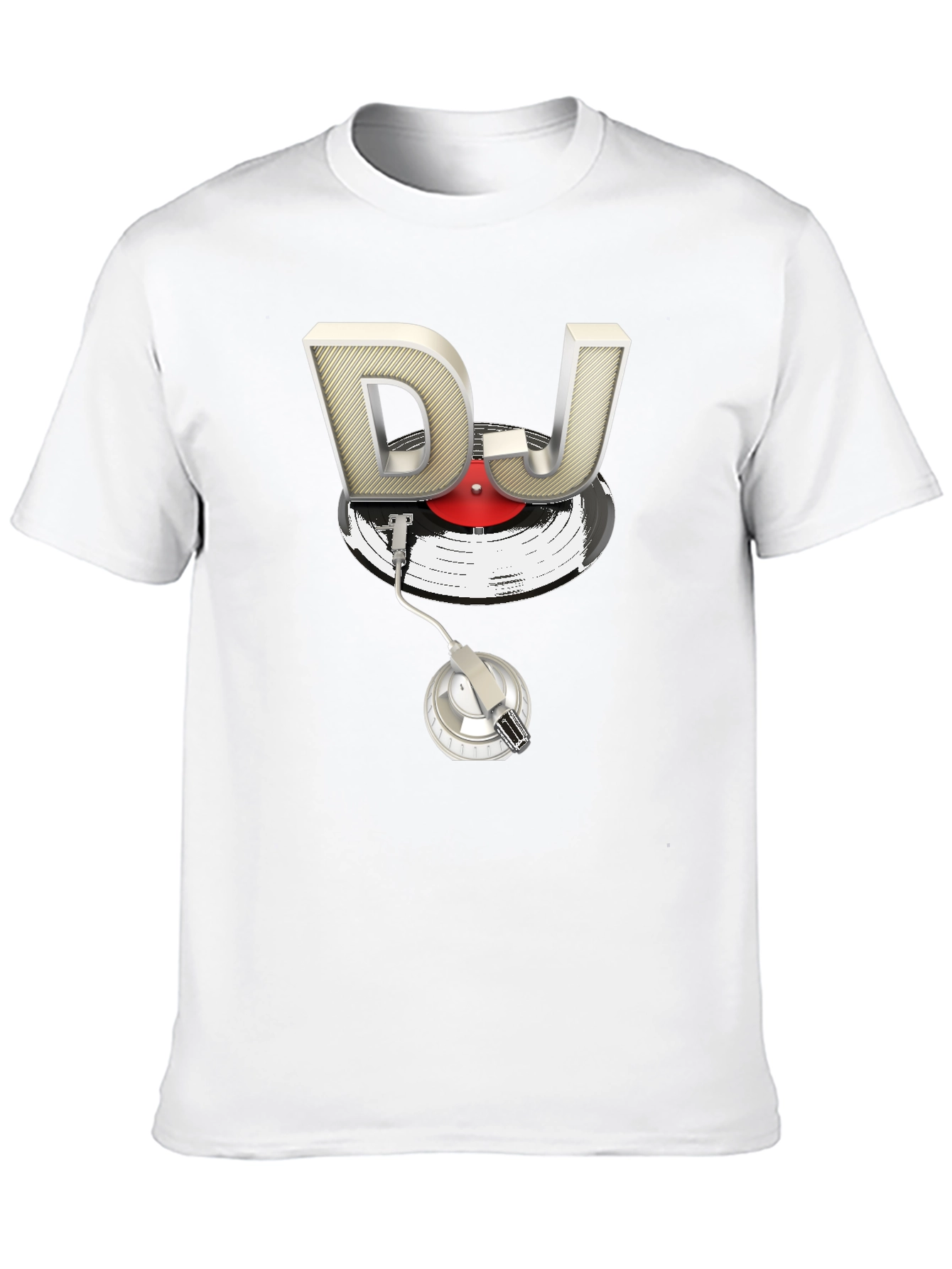 DJ Turntable Graphic T-Shirt - Music Lover Tee