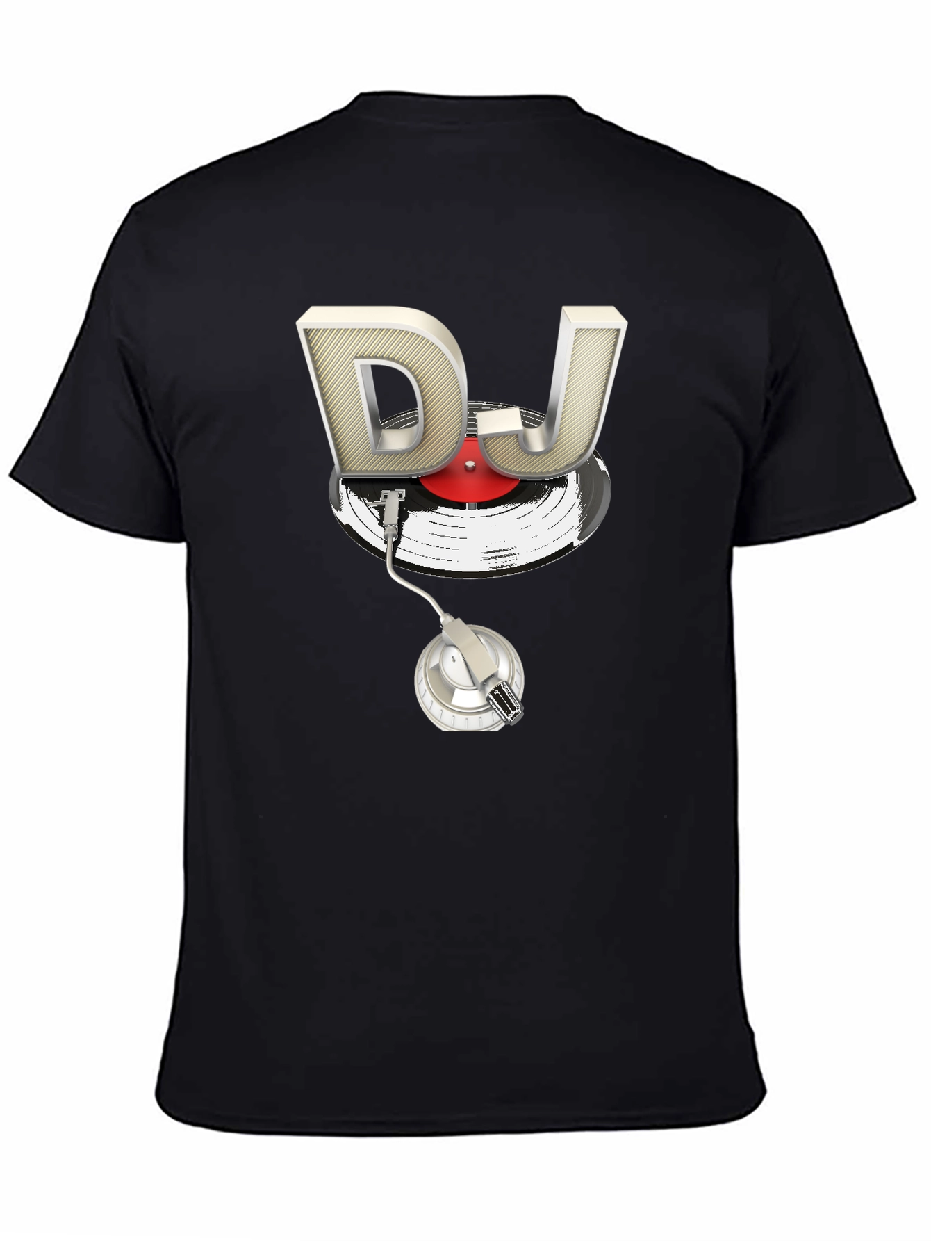 DJ Turntable Graphic T-Shirt - Music Lover Tee
