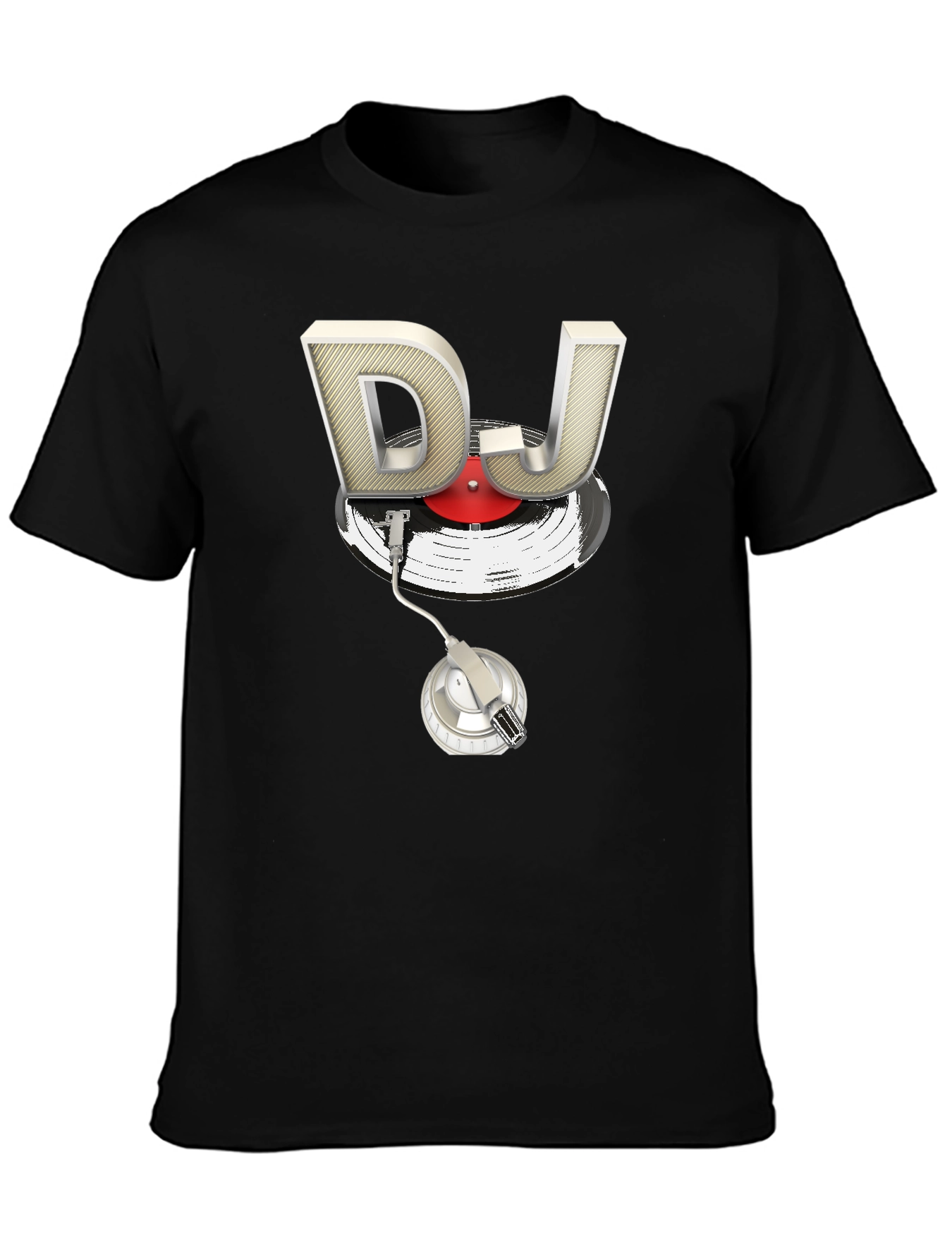 DJ Turntable Graphic T-Shirt - Music Lover Tee