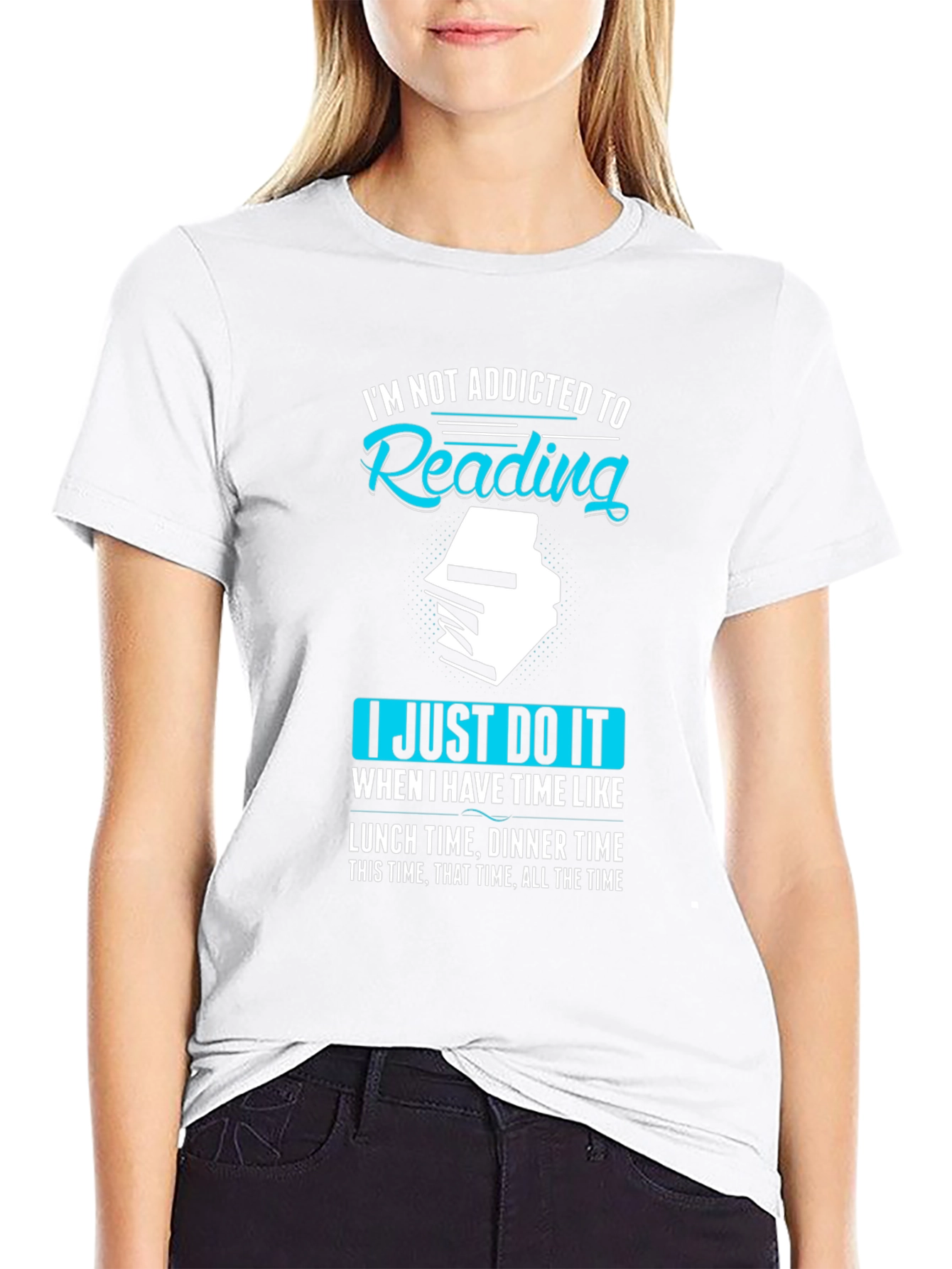Reading Addict Black T-Shirt