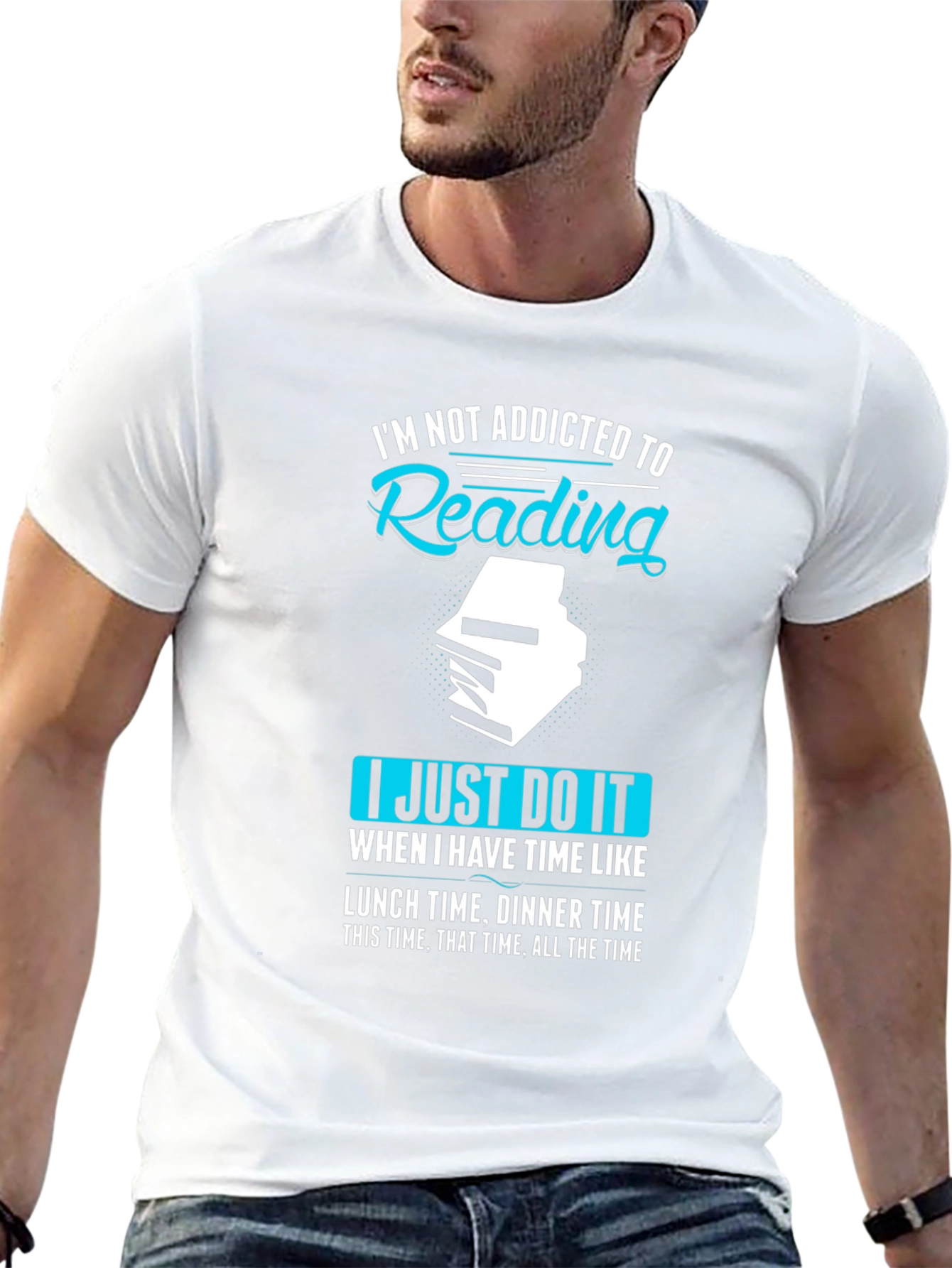 Reading Addict Black T-Shirt