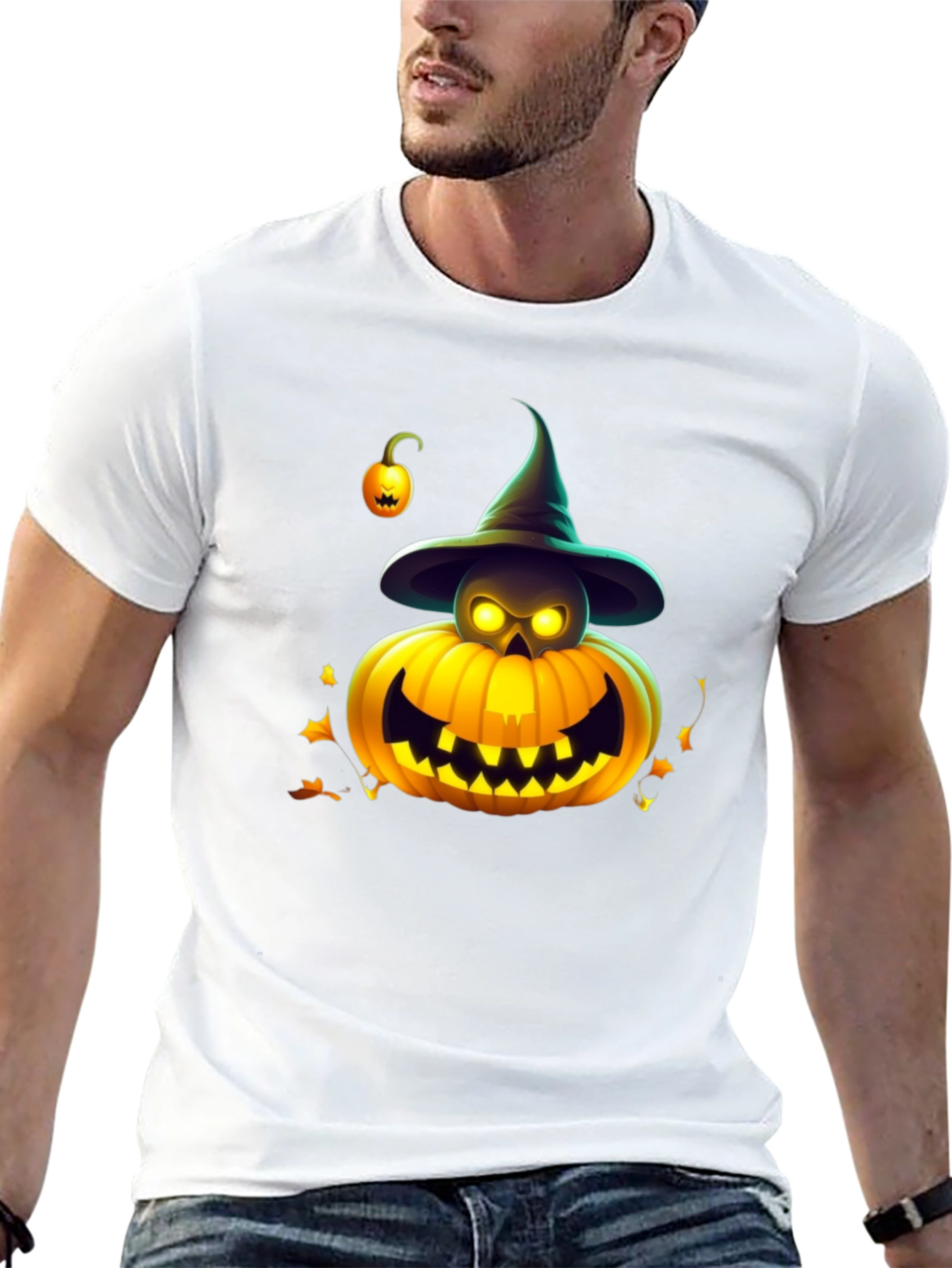 Halloween Pumpkin Witch T-Shirt